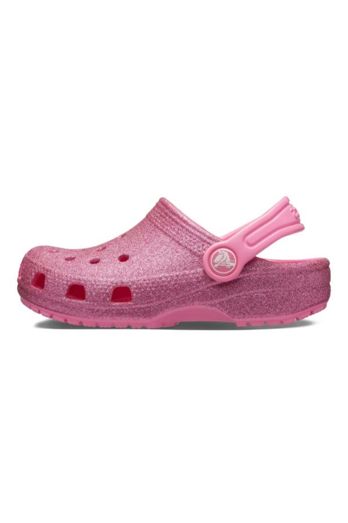 Crocs-Saboti classic glitter clog kids - pink lemonade 3