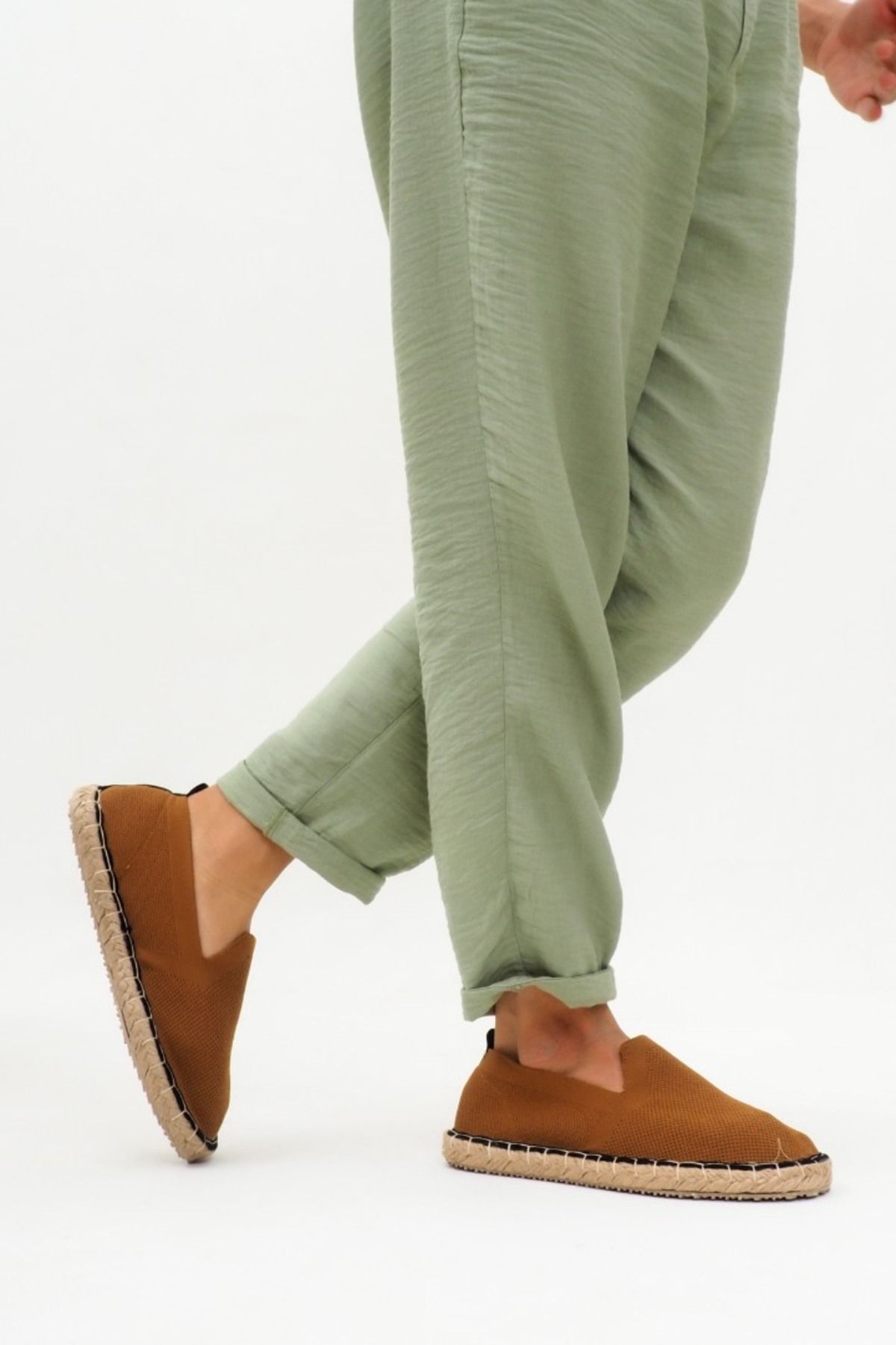 by selvi Lukka Shoes Perla Erkek Taba Triko Espadril