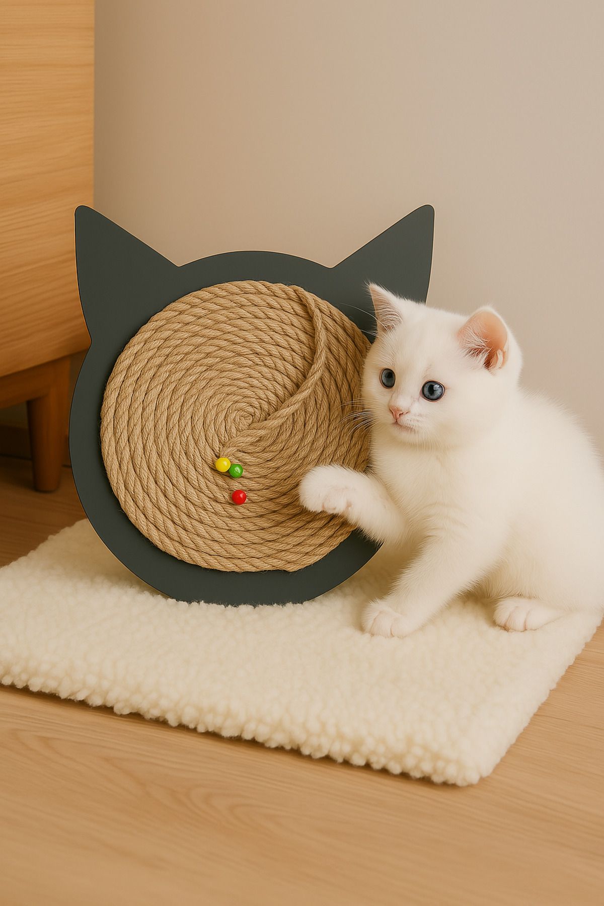 hak-iş oyuncak-Cat Scratch Board Cat Scratch Mats with Cat Grass Sisal 2