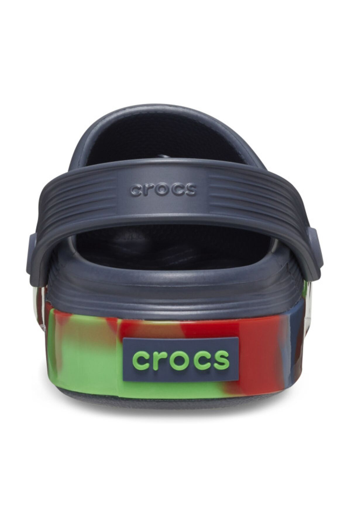 Crocs-Saboti toddler off court glow band clog - storm/multi 6