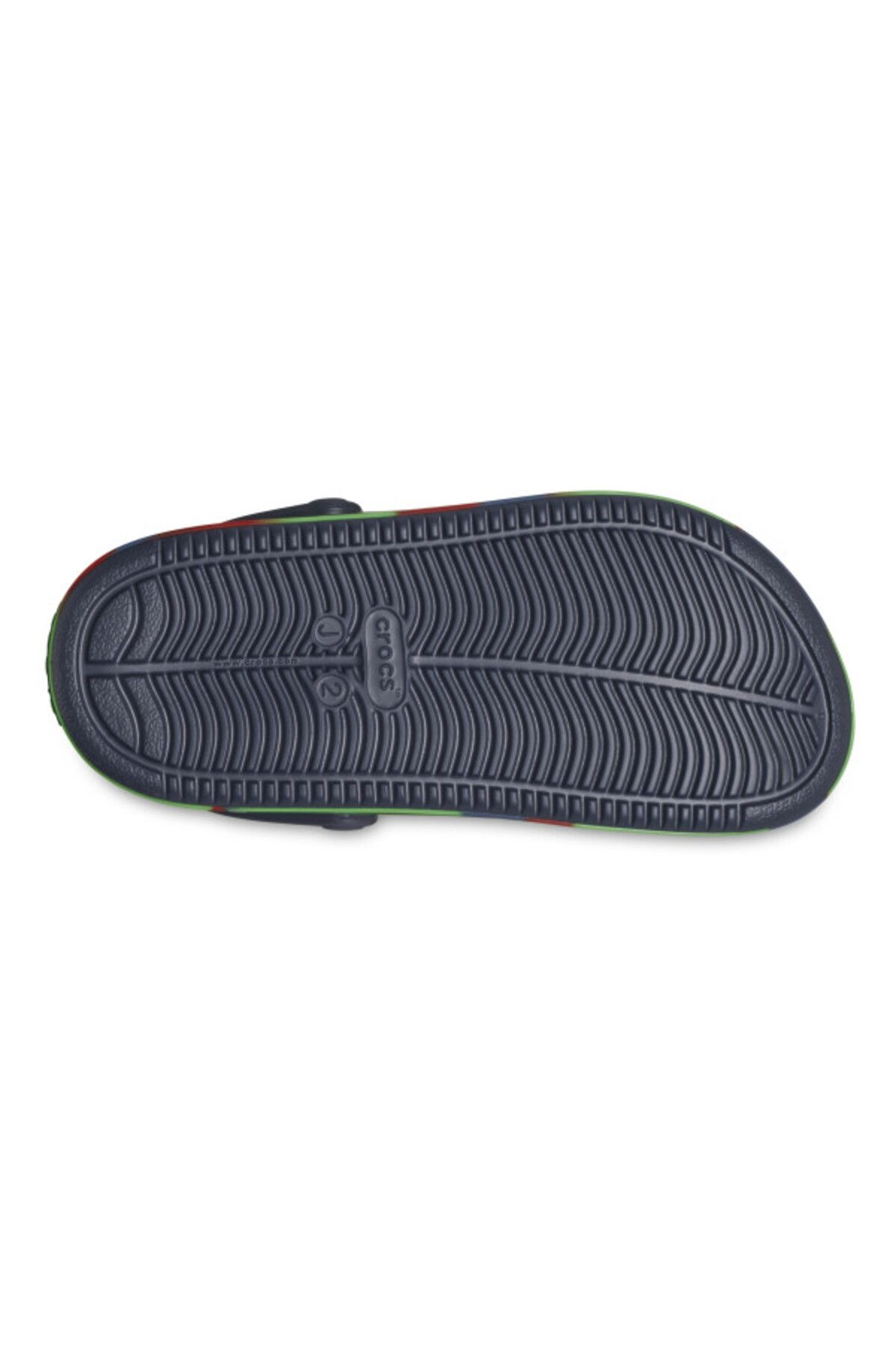 Crocs-Saboti toddler off court glow band clog - storm/multi 7