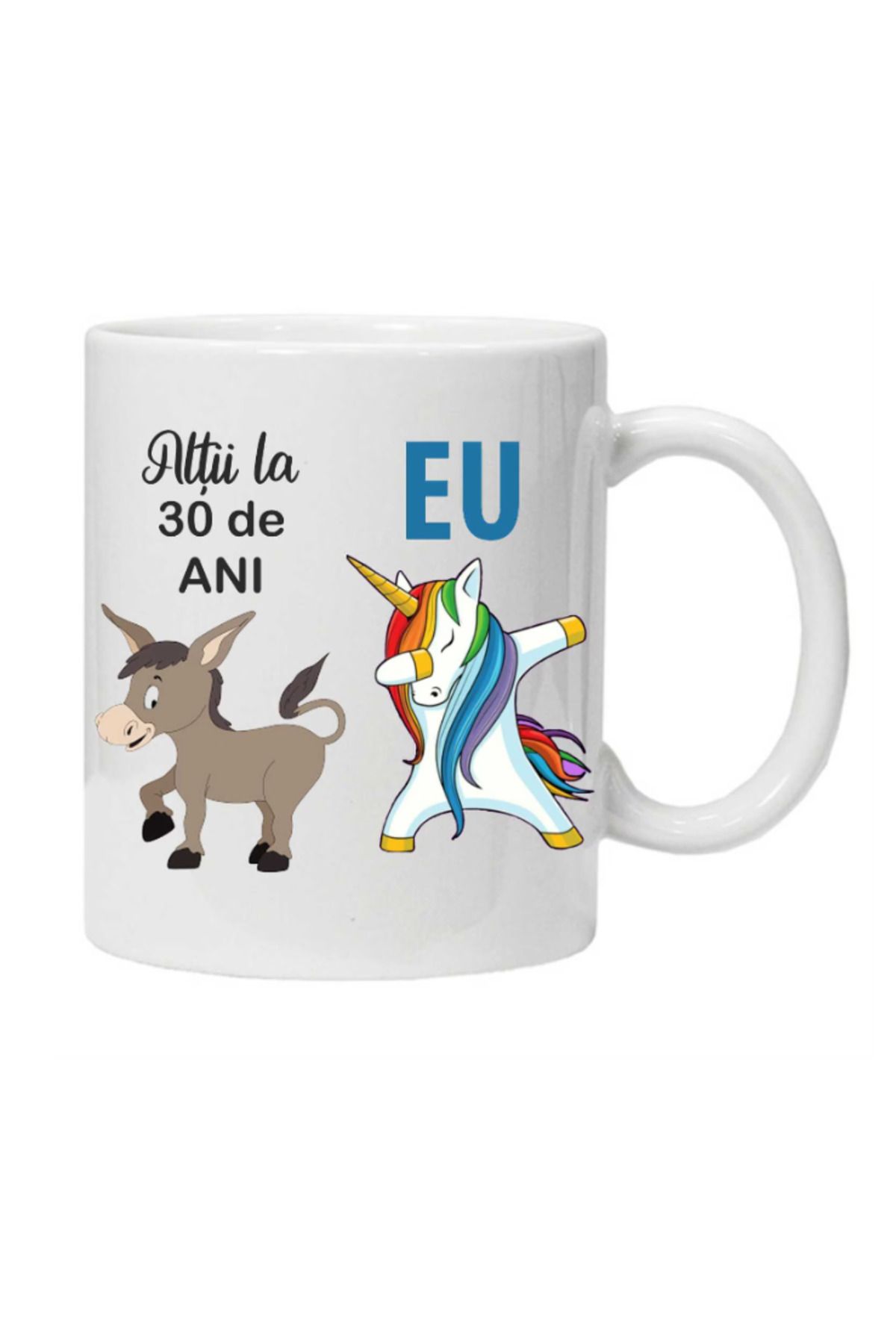 OEM-Personalized white mug "Others at 30", INOVATIX. 330ml 1