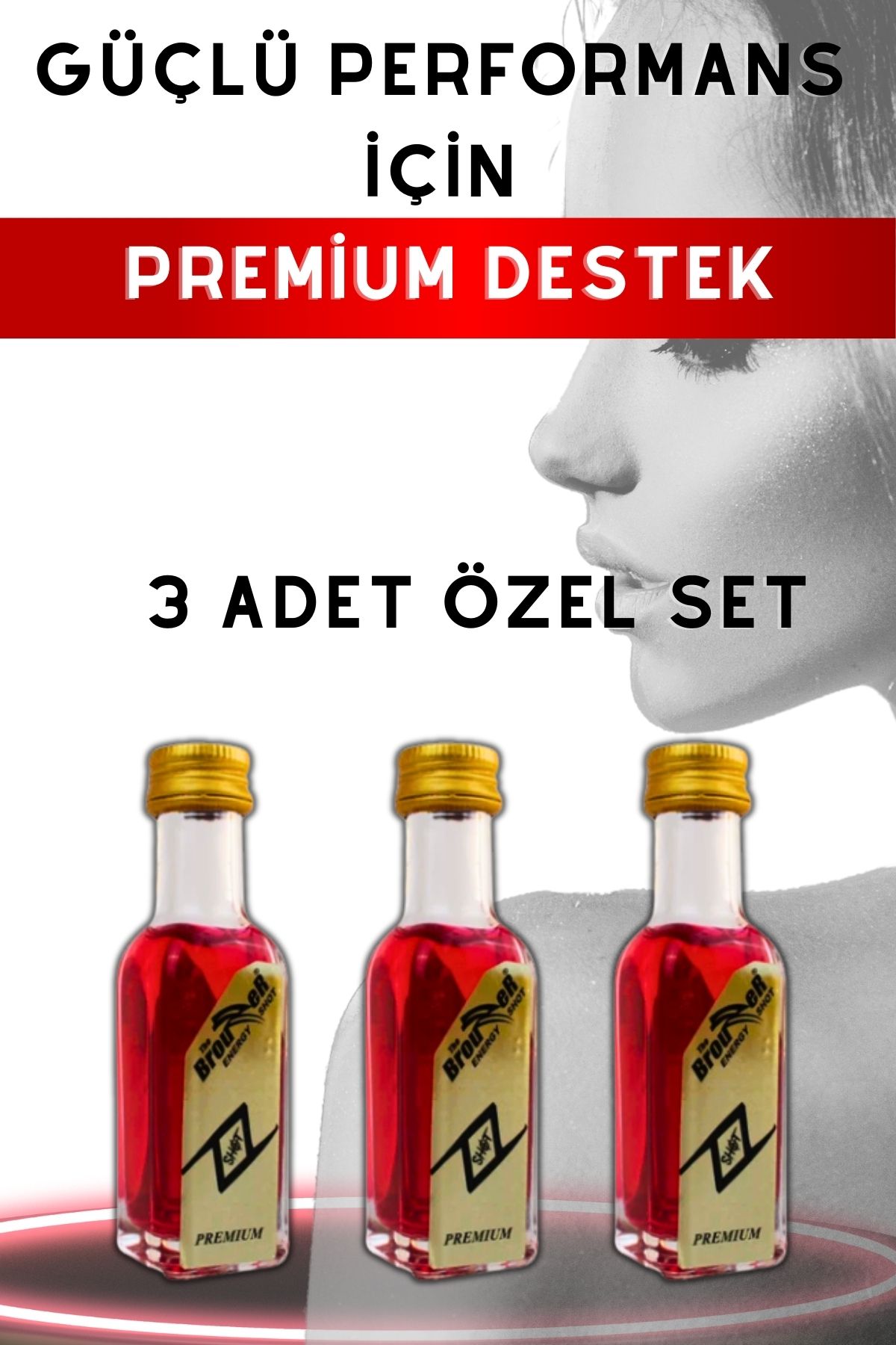 the brouzzer energy The Brouzzer Shot Içecek 20ML - 3'LÜ EKONOMİK SET Erkekler Için Düşük Kalorili ve Performans Artışı