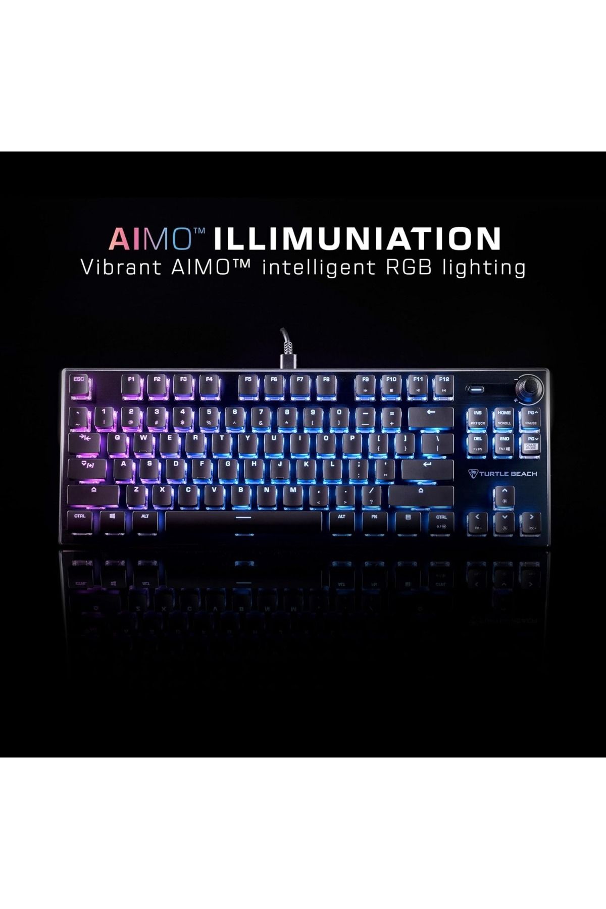 Turtle Beach-Vulcan TKL AIMO Black Linear Gaming Keyboard 2