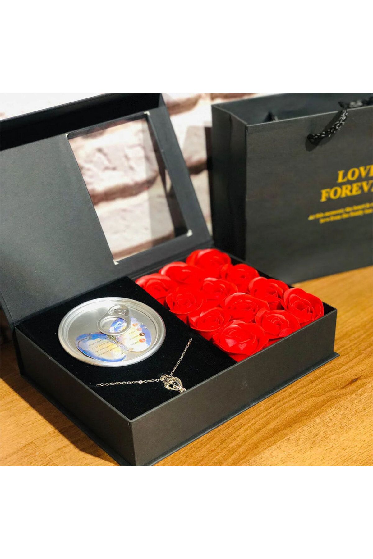 SAVA HOME COLLECTİON Güllü İstiridye İnci Kolye Seti