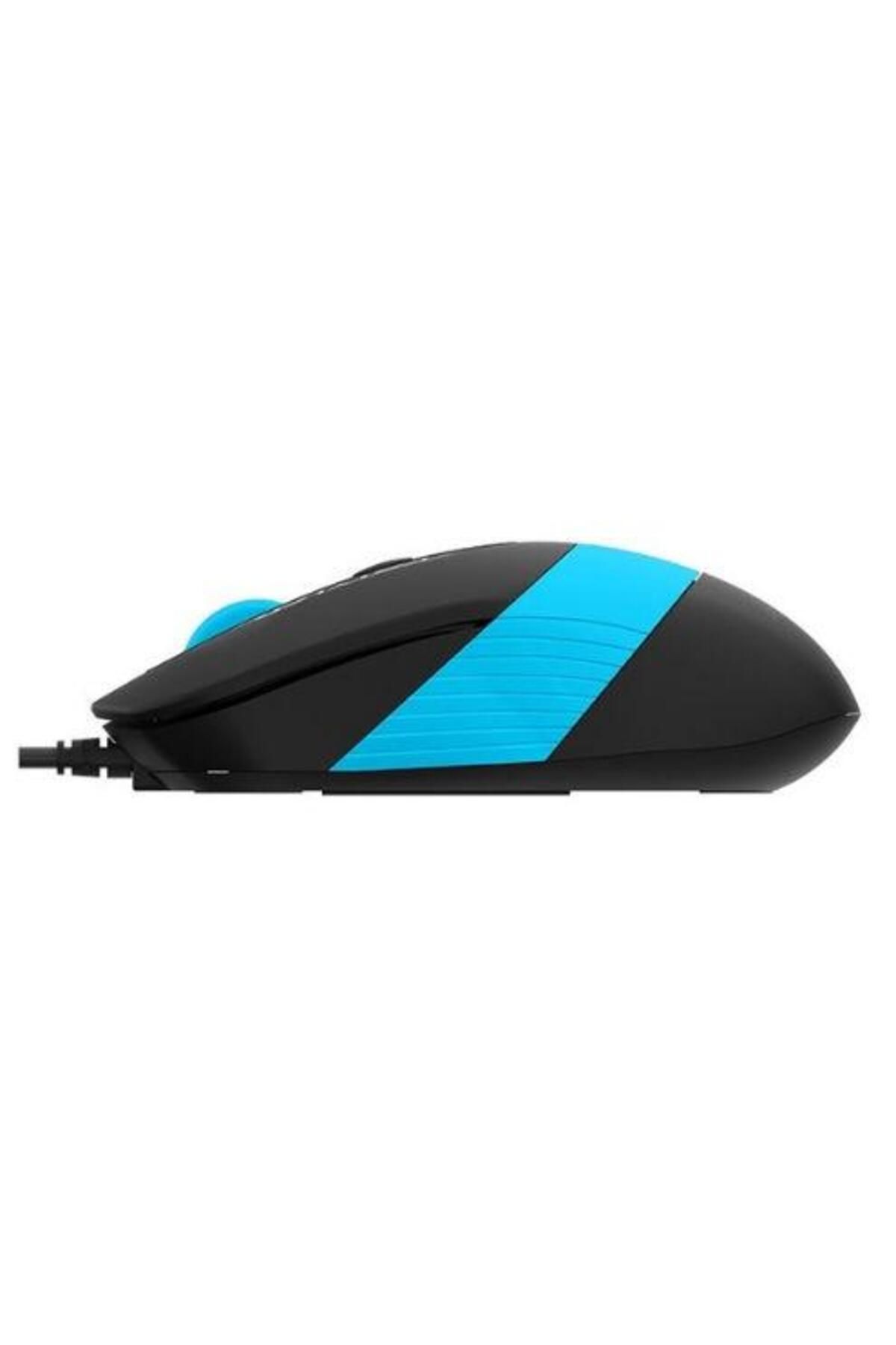 A4 Tech-Mouse Optic A4TECH FM10 Blue, 1600 DPI (Negru/Albastru) 3