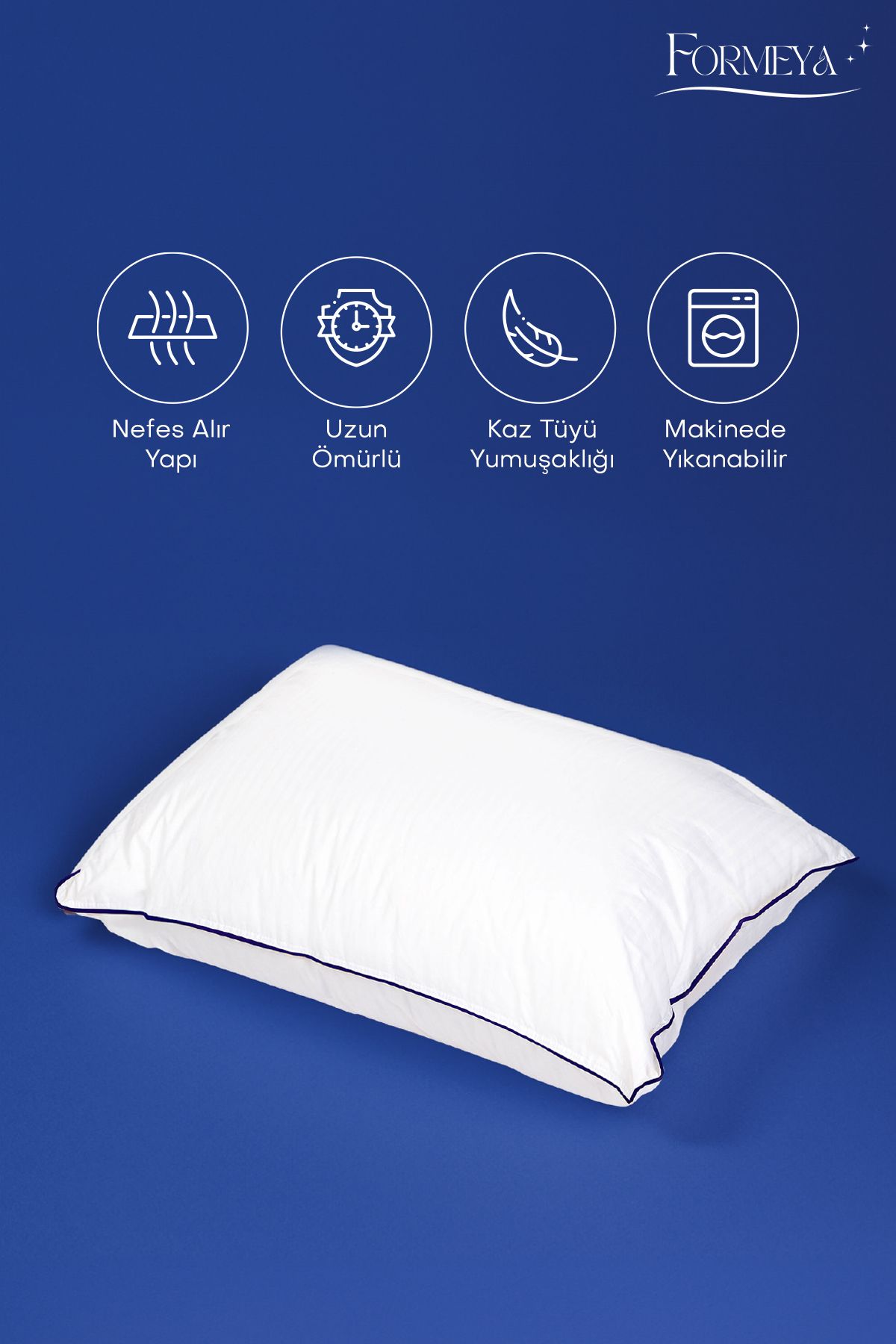 Formeya-Climate 100% bumbac Tesatura exterioara Nano Gel Perna Hotel Perna 50*70 cm 1100 Grame 4