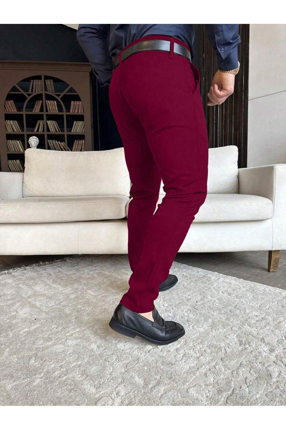 WKM-Casual Slim Fit Men's Chino Pants 3