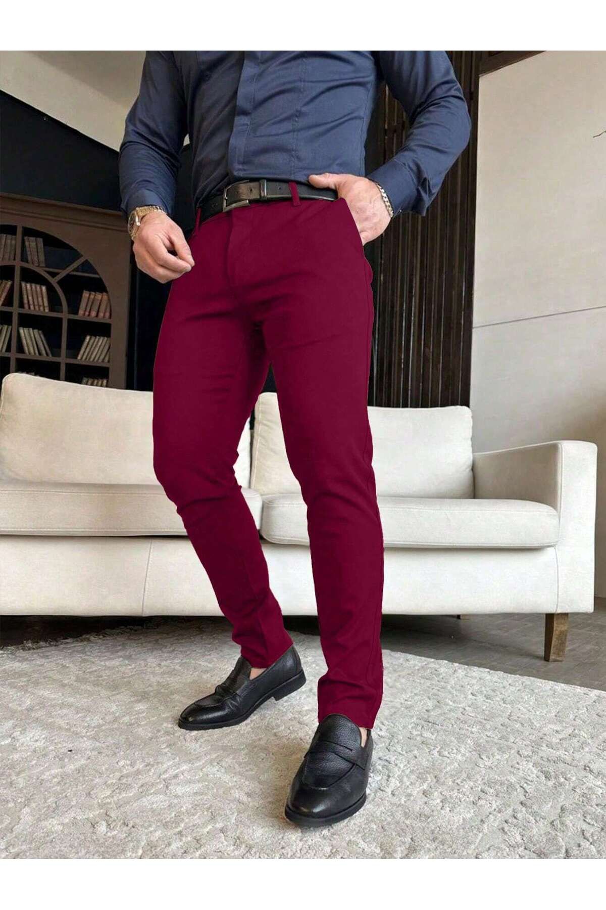 WKM-Casual Slim Fit Men's Chino Pants 2