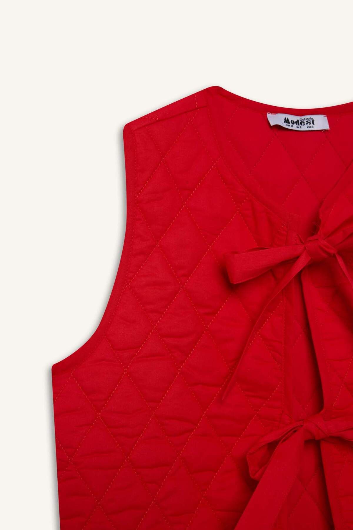 DeFacto-Crew Neck Tie-Up Cotton Vest F2723Ax25Sp 2