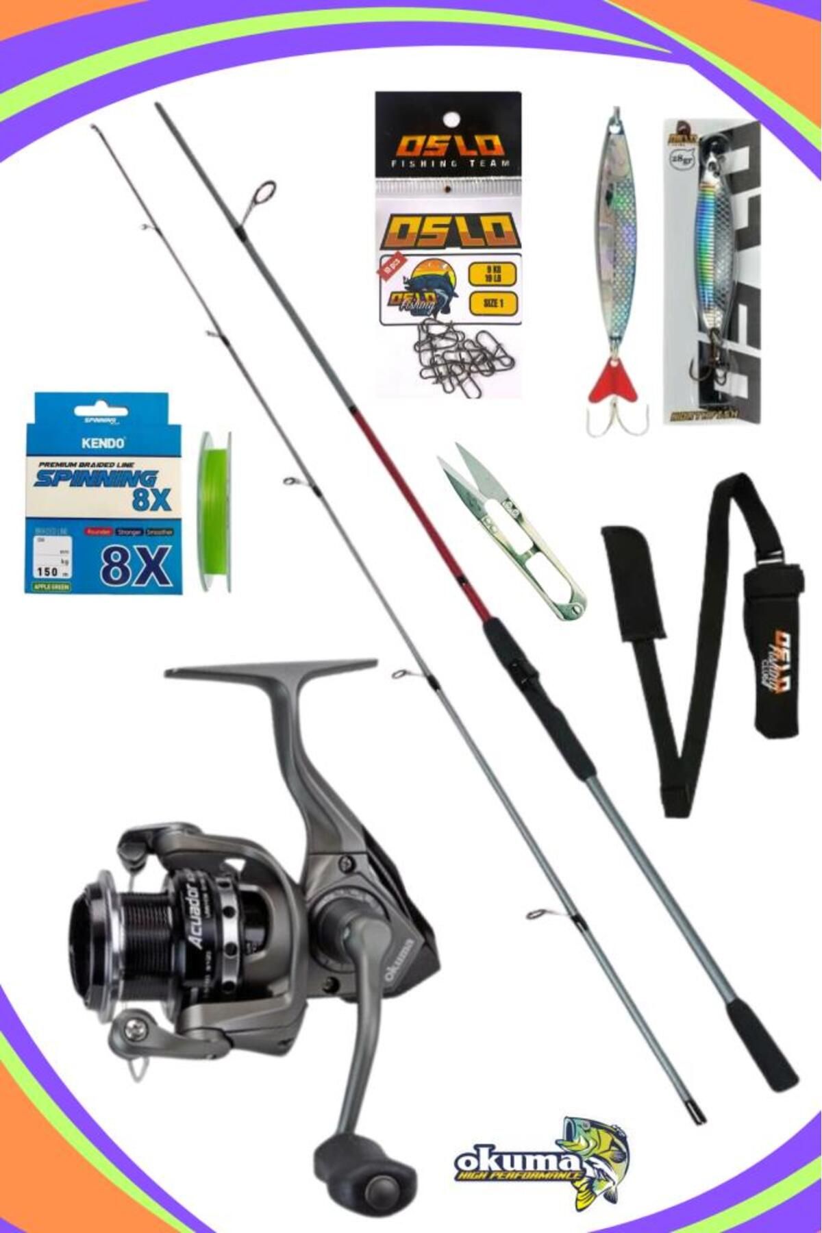 ست چوب ماهیگیری BIG BASS 10 40GR 8 مجموعه بافندگی Oslo