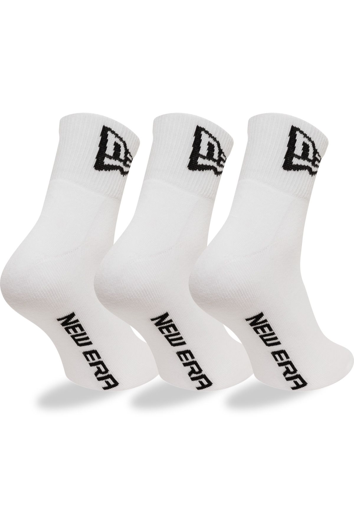 NEW ERA-Sosete Newera Ne Flag Ankle 3Pk Newera Whi 3