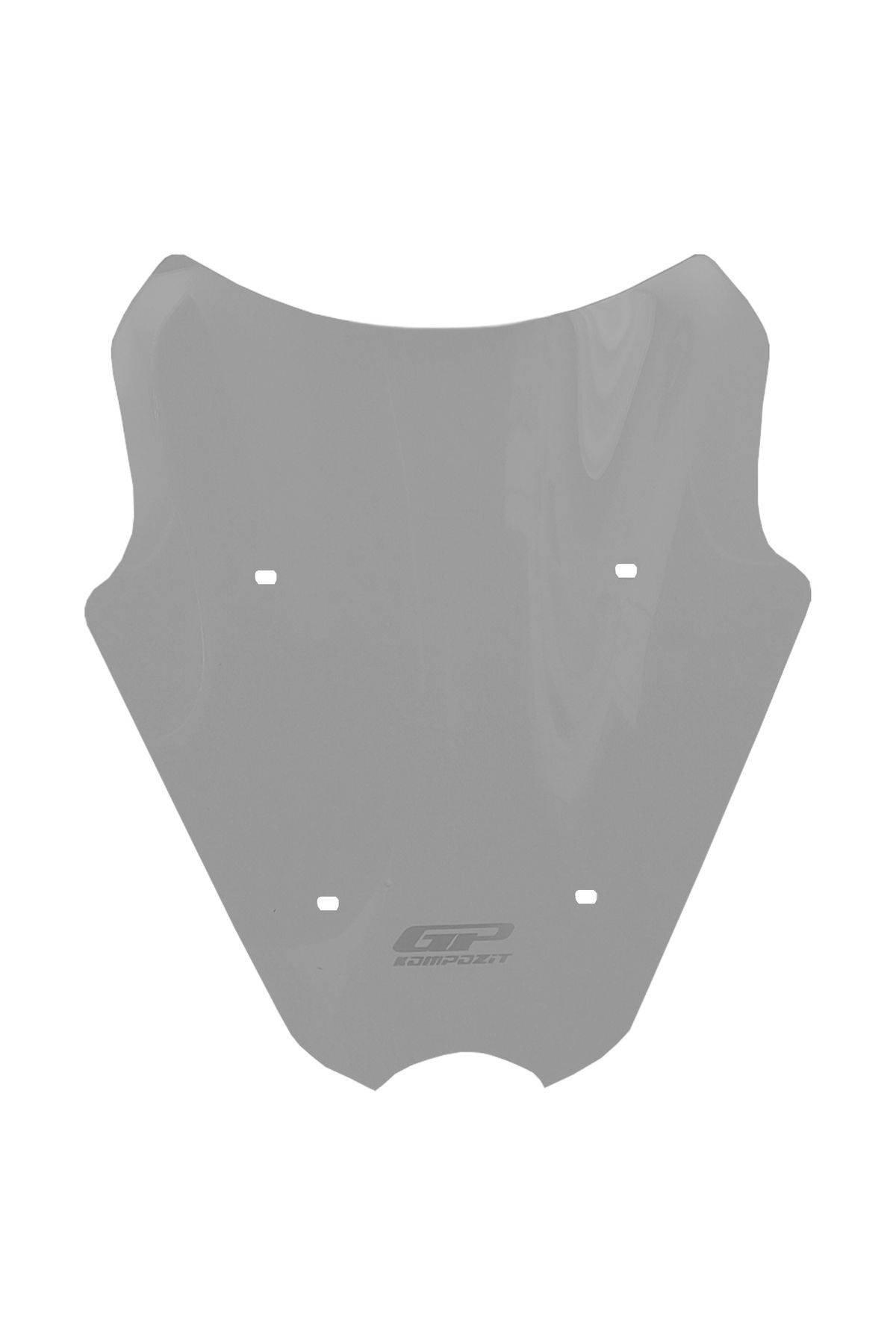 GP KOMPOZİT GP Kompozit Yamaha NMAX 125 / 155 2025 Uyumlu Kısa Ön Cam Füme 40 cm