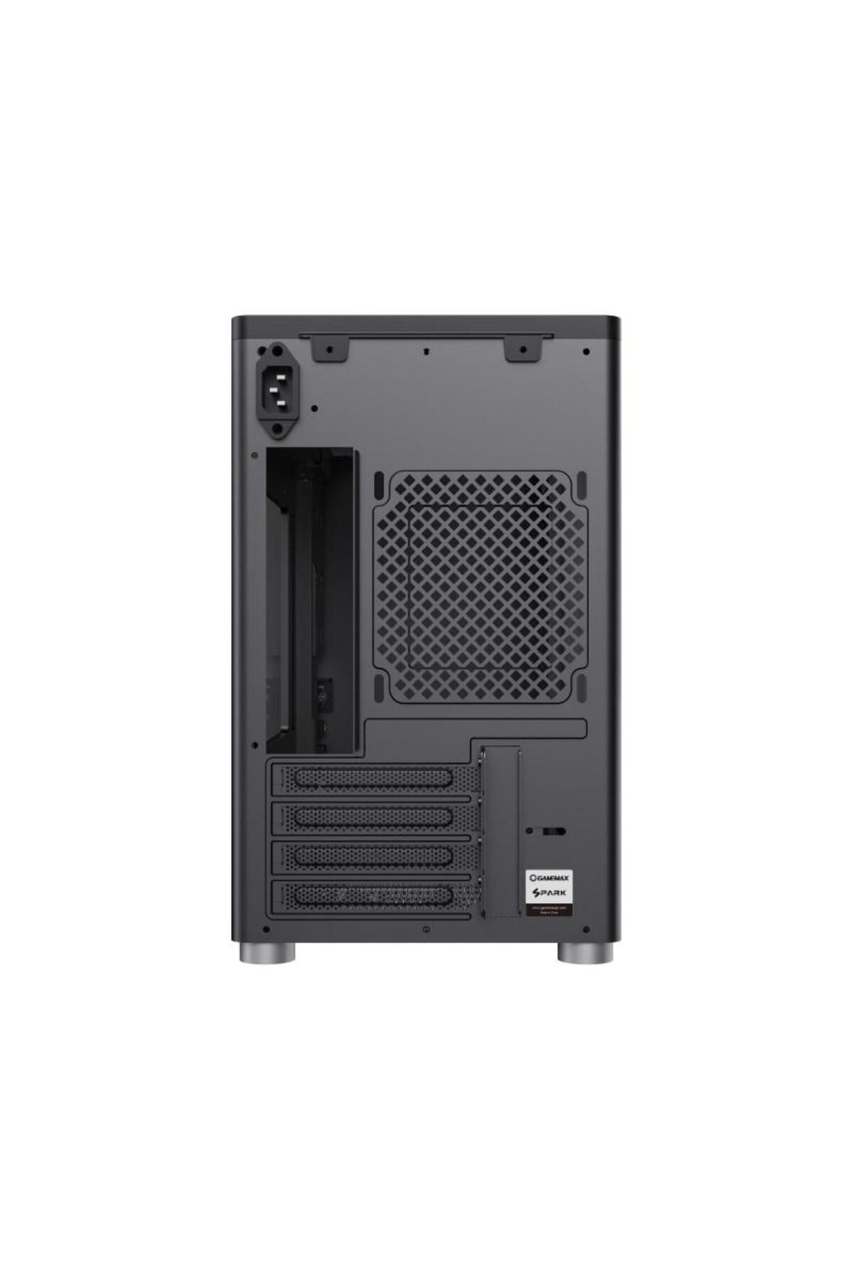 GAMEMAX-Gamemax Spark case, without power supply, M-ATX, ARGB, Black 2