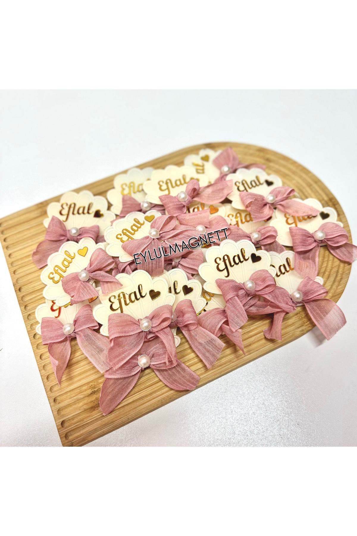 Magnet EYLULMAGNETT İNCİ MODEL PLEKSİ HEDİYELİK KIZ ERKEK BEBEK MAGNET (10 ADET) fotoğrafı 3 (önizleme)