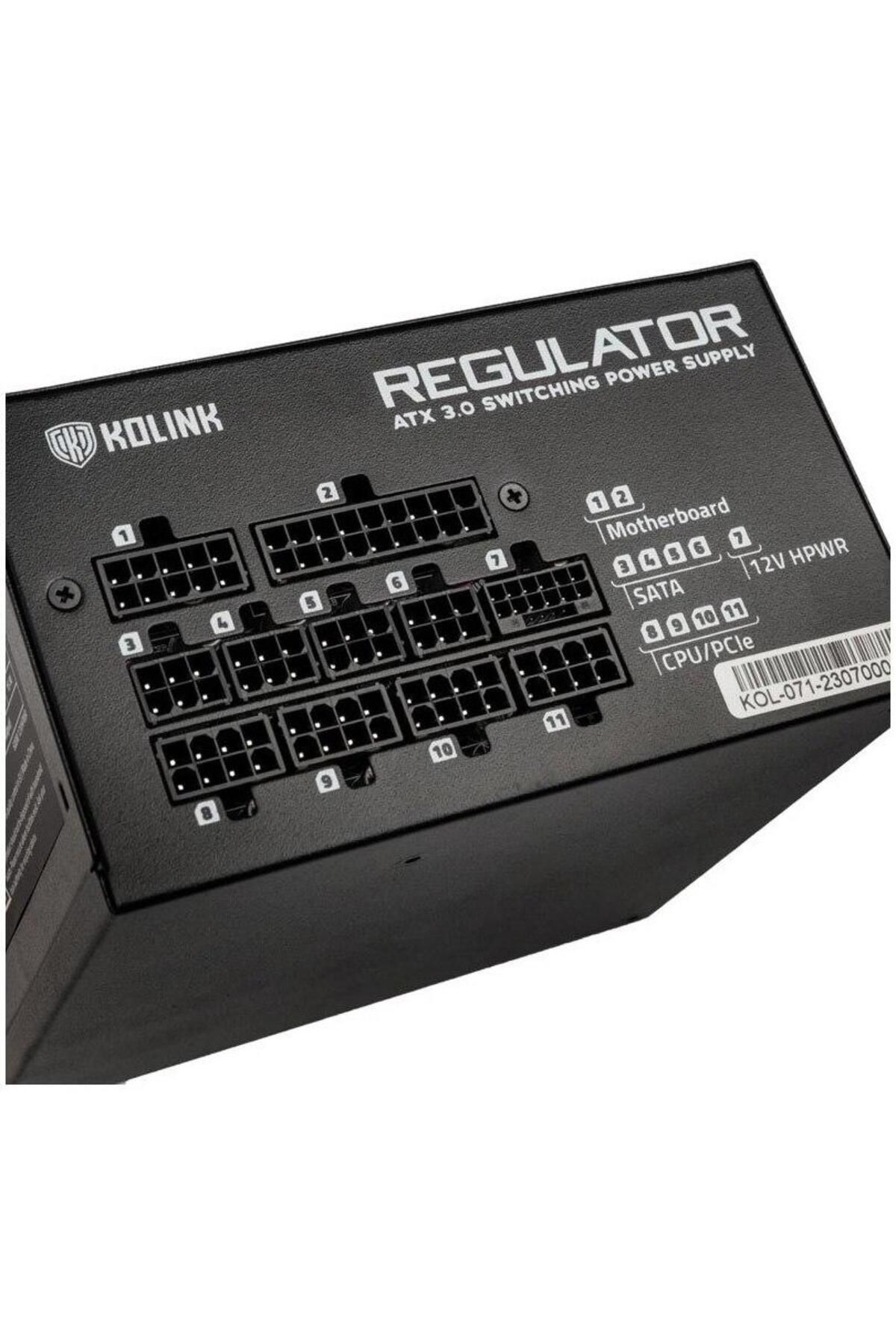 Kolink-Sursa Kolink Regulator KL-R850FG, 850 W, 80+ Gold, Full Modulara (Negru) 4