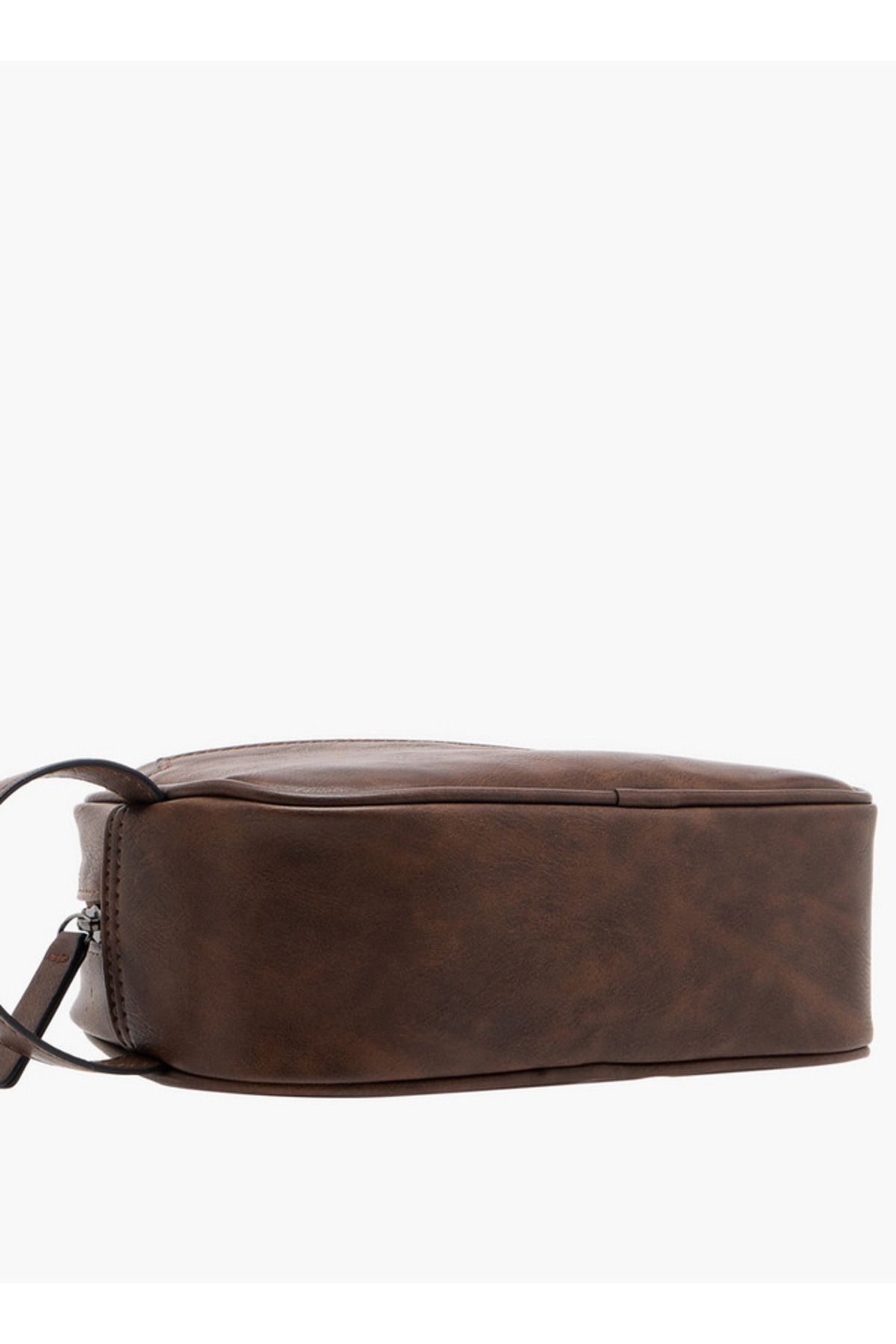 LBL by Shoexpress-Textured Pouch with Zip Closure and Side Handle 5