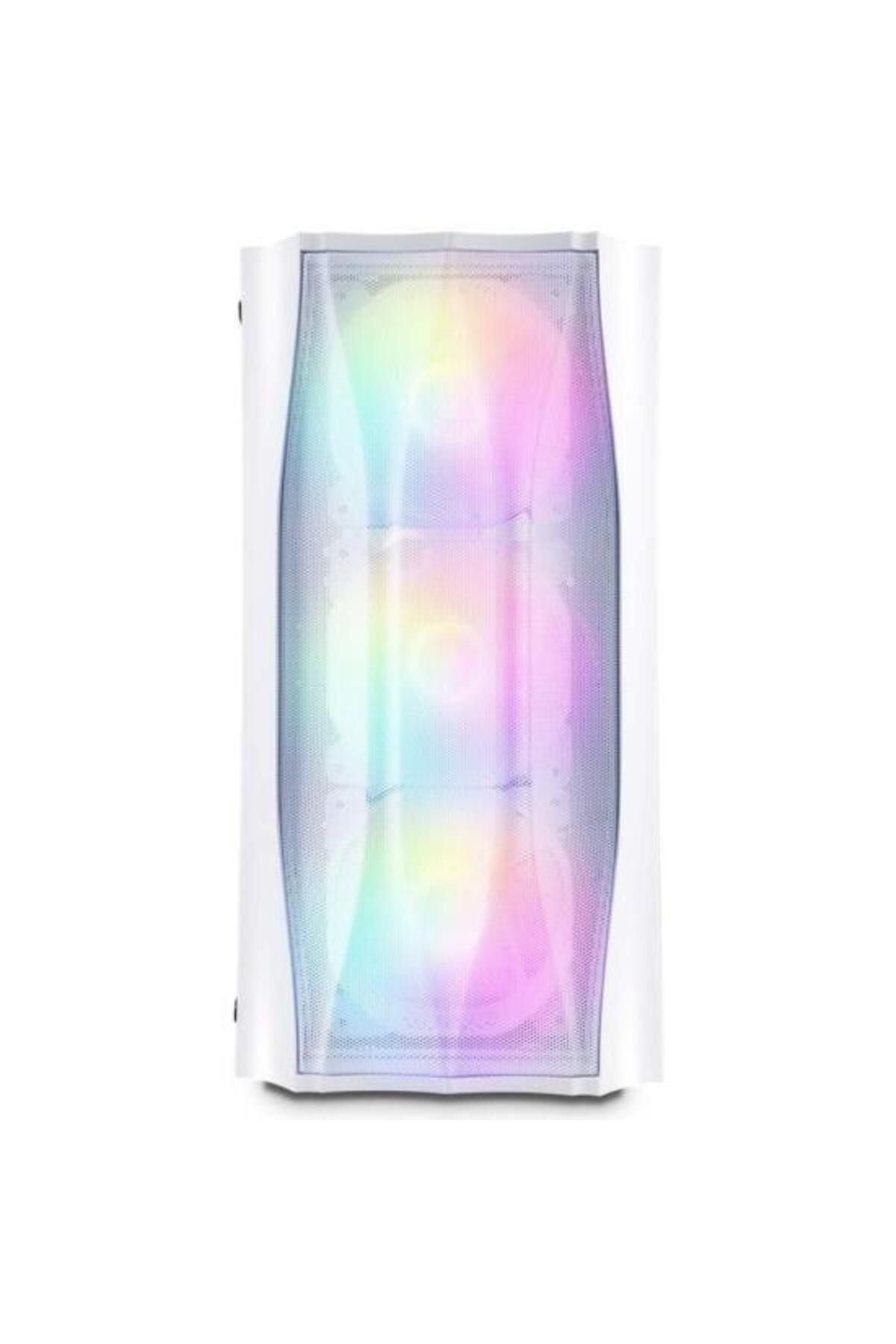 1ST PLAYER-1st Player X3 M case, RGB lighting, Full Tower, without power supply, mATX, ITX (White) 3