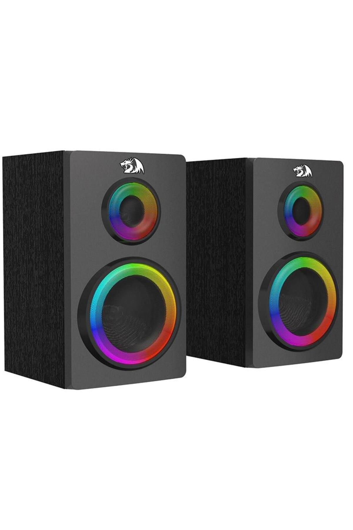 REDRAGON-Boxe Bluetooth Redragon Orchestra, 14W, Sistem 2.0, iluminat RGB (Negru) 5