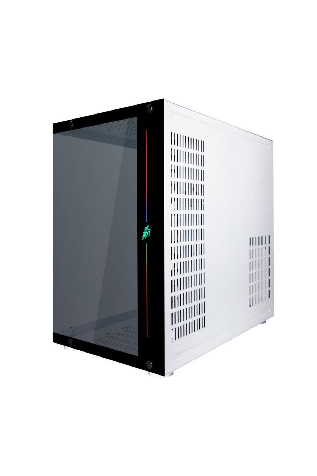 1ST PLAYER-1STPLAYER SP8 Case, Mid Tower (White) 1