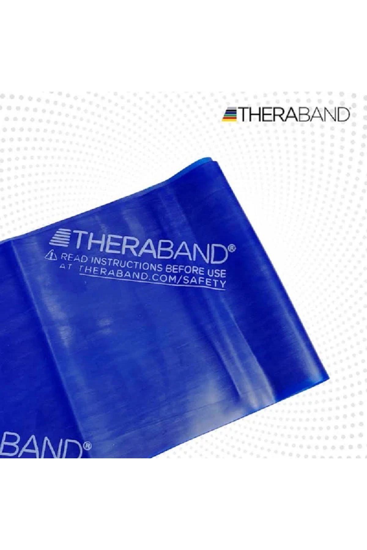 THERABAND-Blue Exercise Band 1.5 Meter 5Th of 1-8 Hardness Values 3