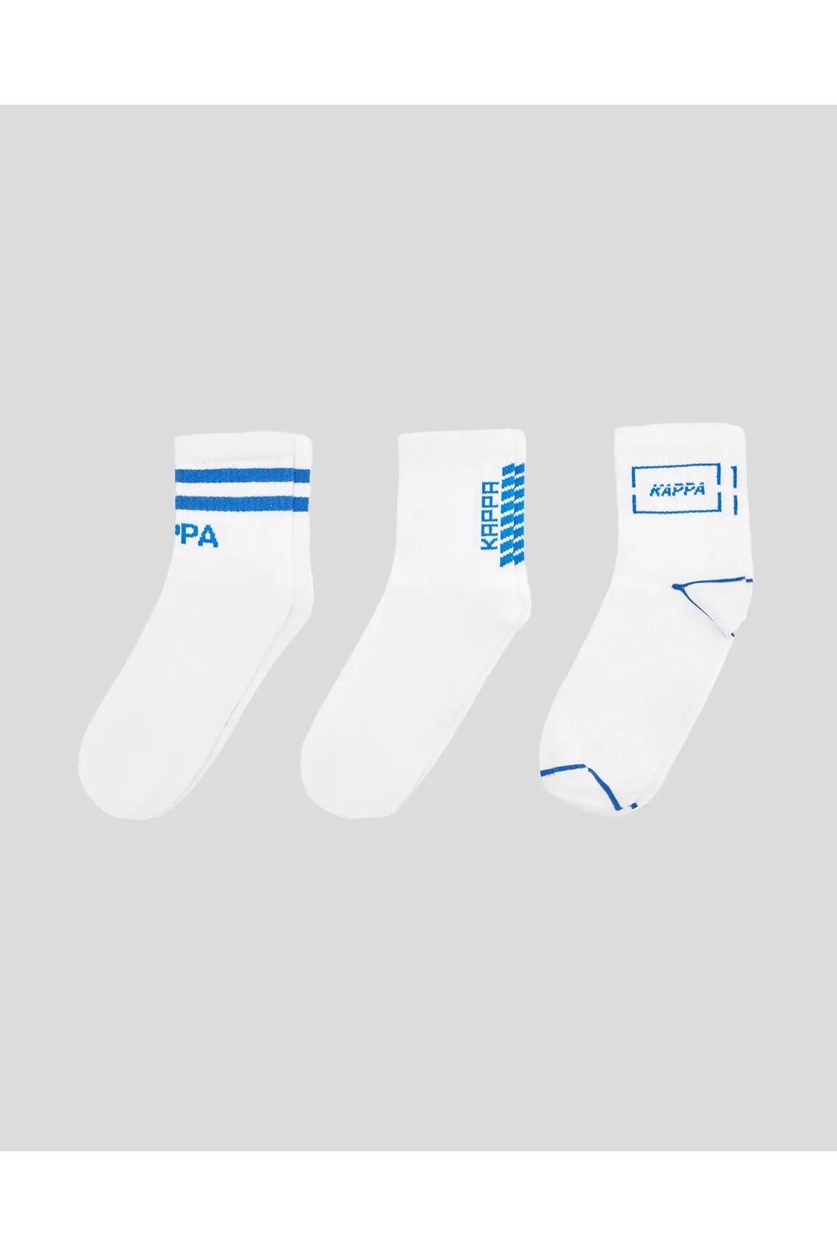 Susy 3pack Unisex White Socks 33231YW Kappa