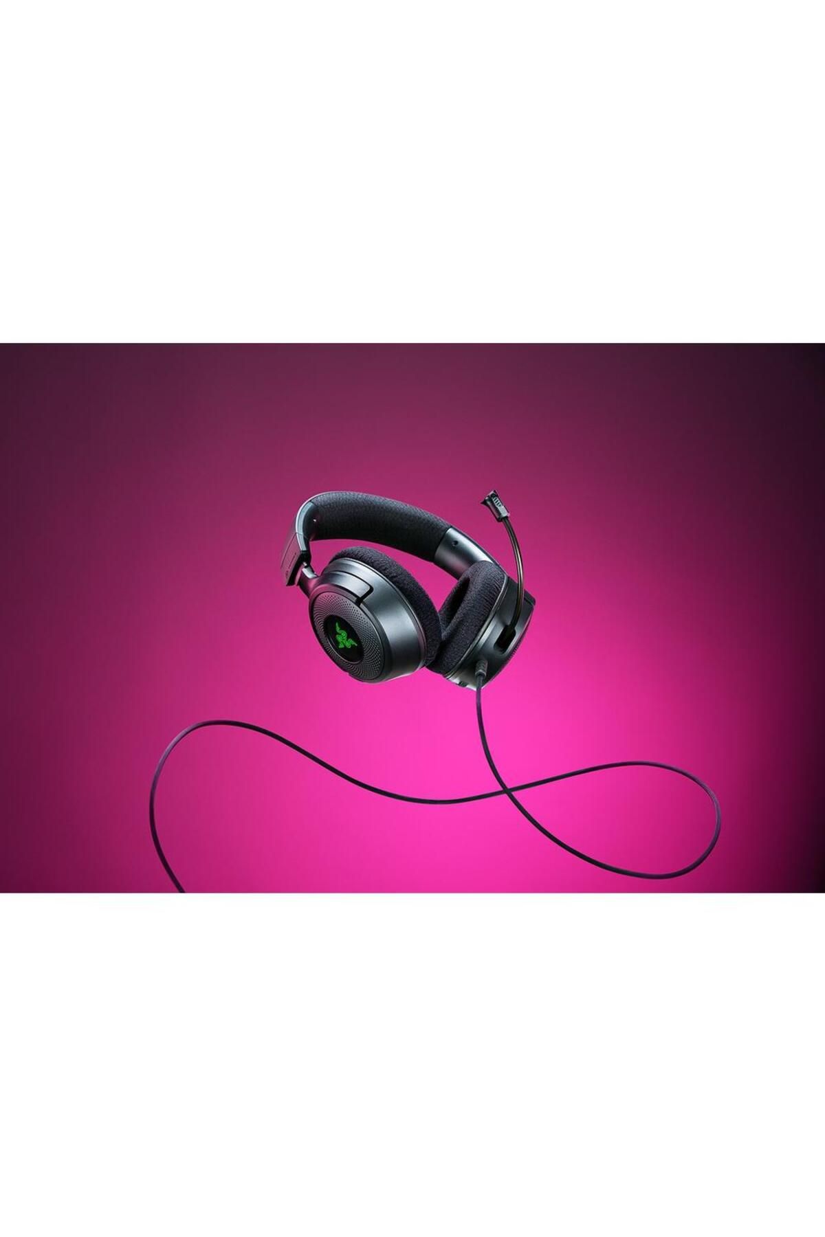 RAZER-Casti Gaming Razer Kraken V4 X, USB-C/USB-A, Surround 7.1, Chroma RGB, Microfon Cardioid HyperClear 7