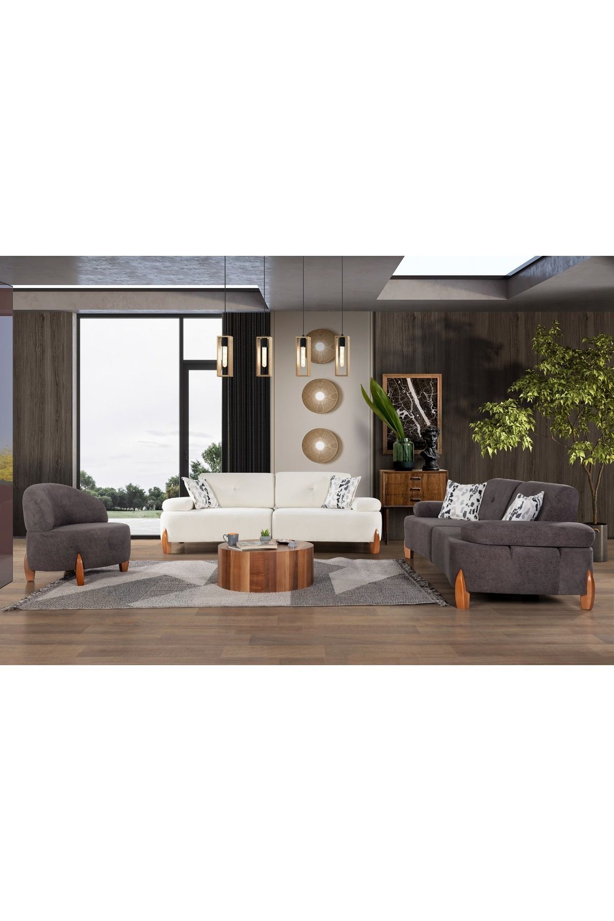 Elance Home LİNDA KOLTUK TAKIMI 3+3+1