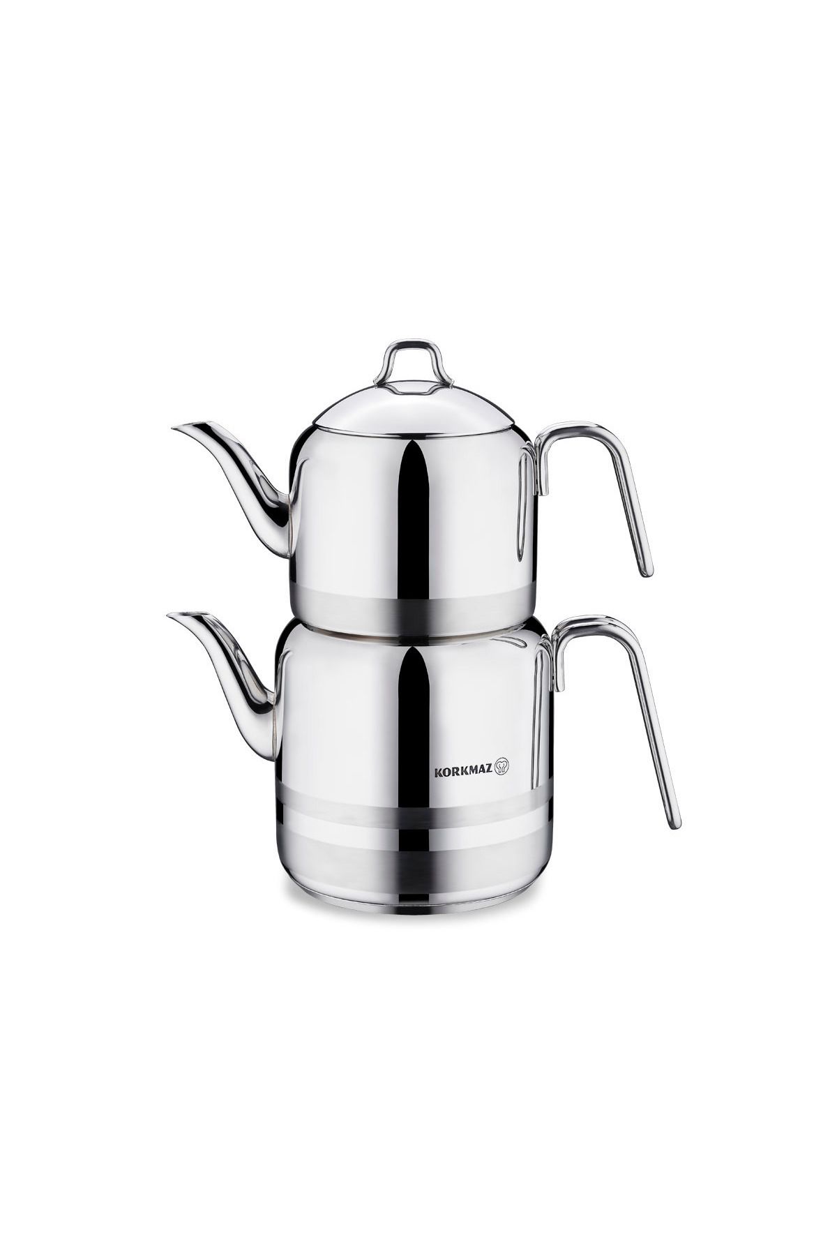 KORKMAZ-A112 Astra2 Induction Teapot Set 1.1 Lt / 2.0 Lt 2