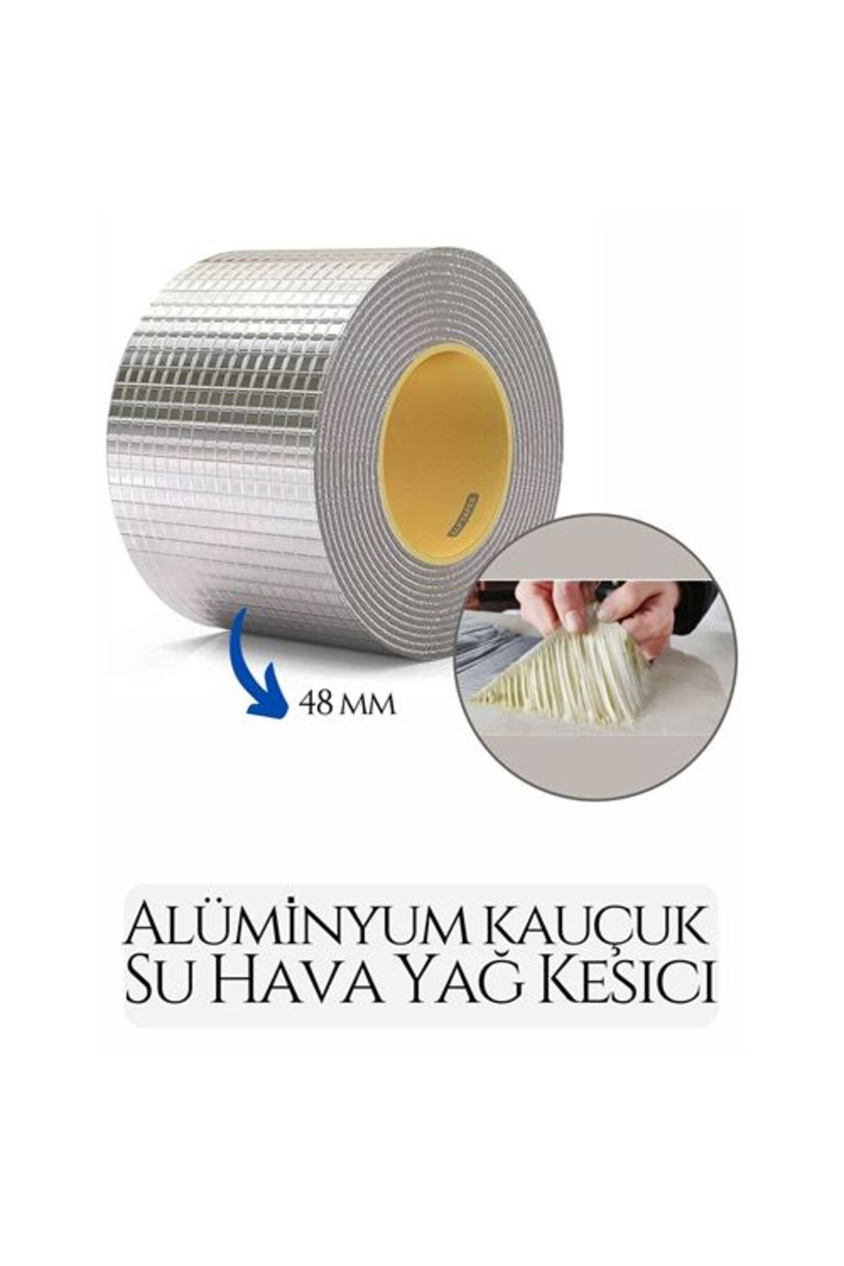 SAVA HOME COLLECTİON 48 mm Su Hava Yağ Kesici İzolasyon Bandı 2 Metre