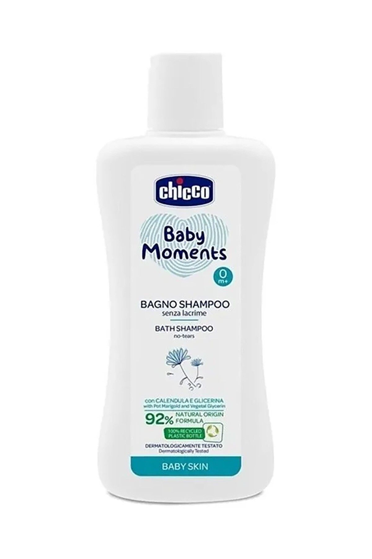 Up Shop Chicco Baby Moments Doğal Saç ve Vücut Şampuan 200 ml