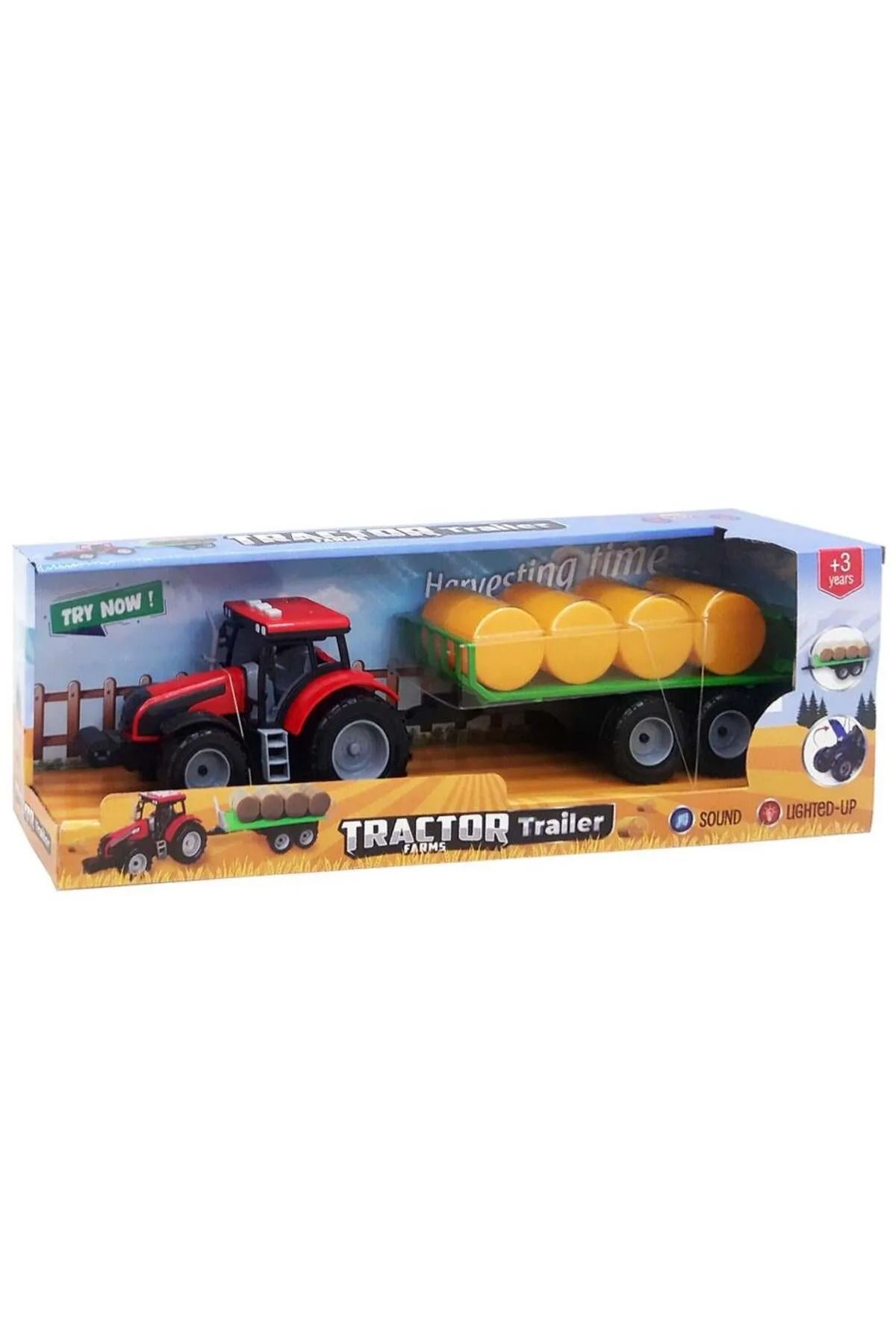 TYYLİ Oyuncak Pilli Balyalı Traktör 40289