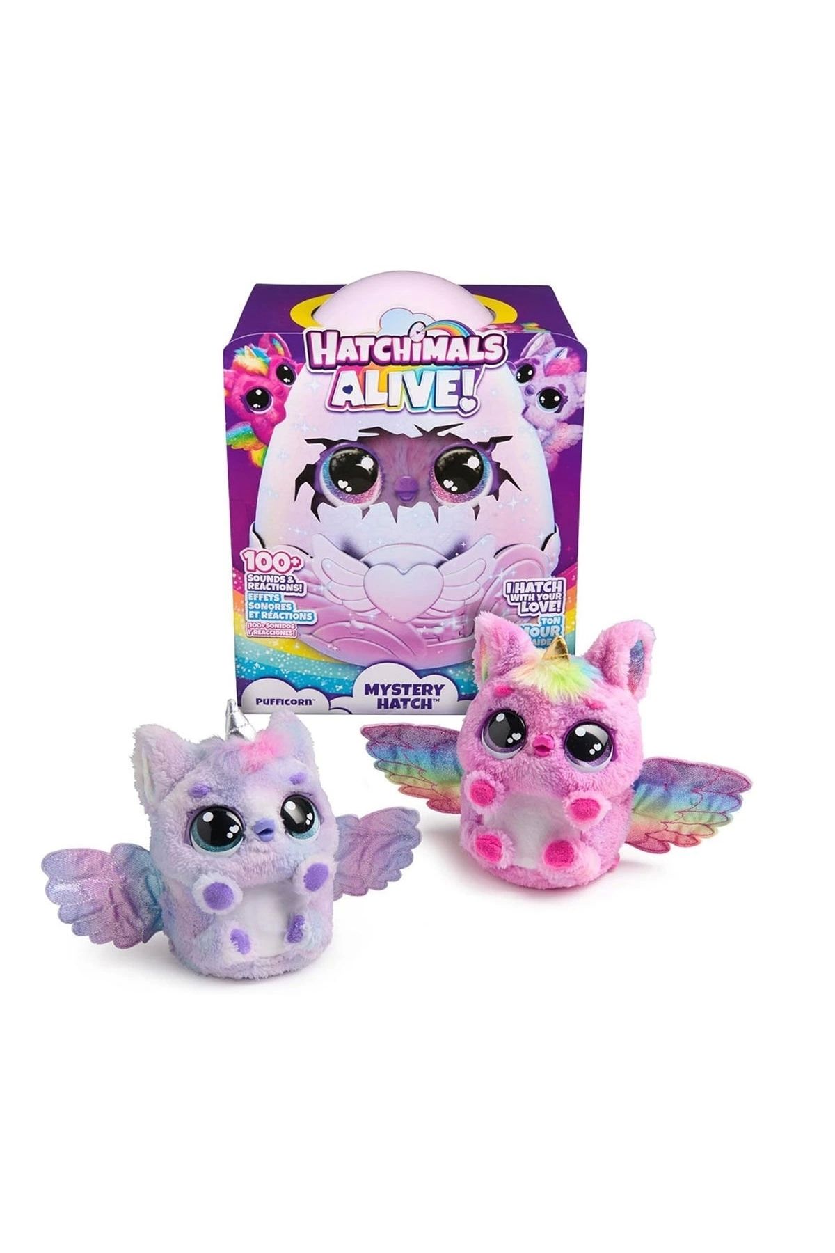 Hatchimals-Alive Mystery Hatch Pufficorn Interactive Big Surprise Egg 2