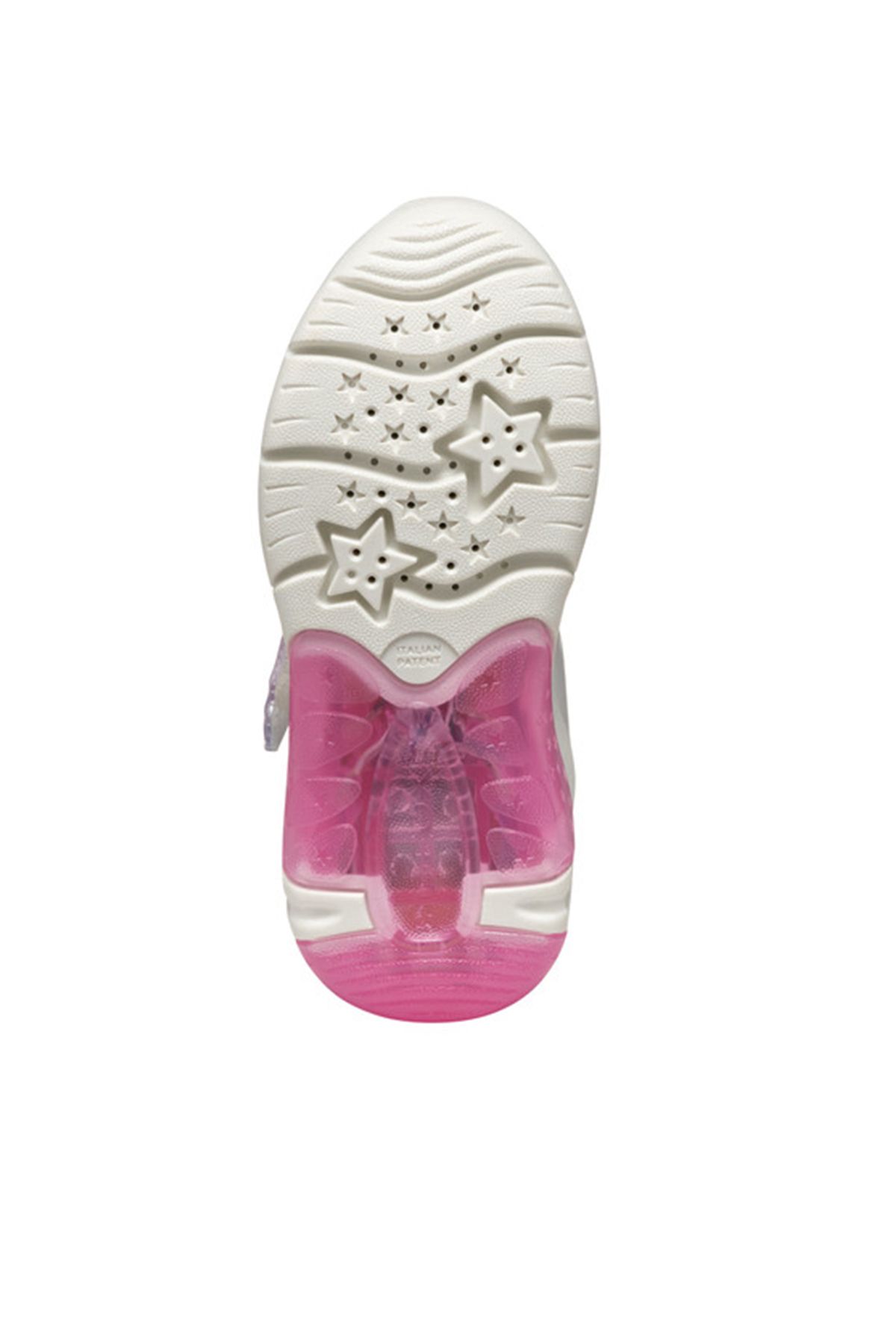 اسنیکر دخترانه و بچگانه کفش ورزشی FADINLIGHT GIRL سفید J55M4A0KNGNC0653 Geox
