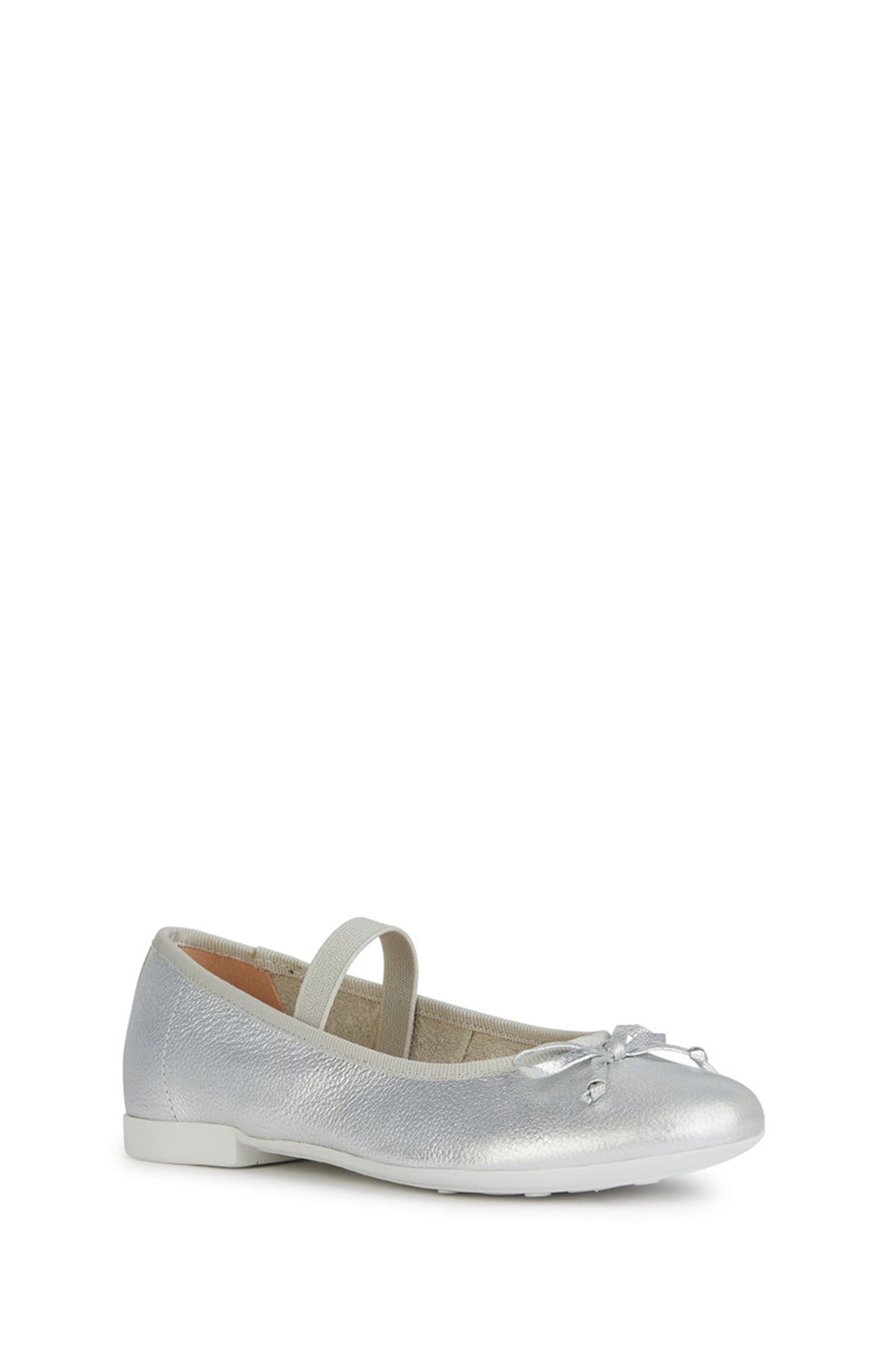بابیت دخترانه و بچگانه GEOX GIRL SILVER PLIE SILVELI BALLET J4555D00044C1007 Geox