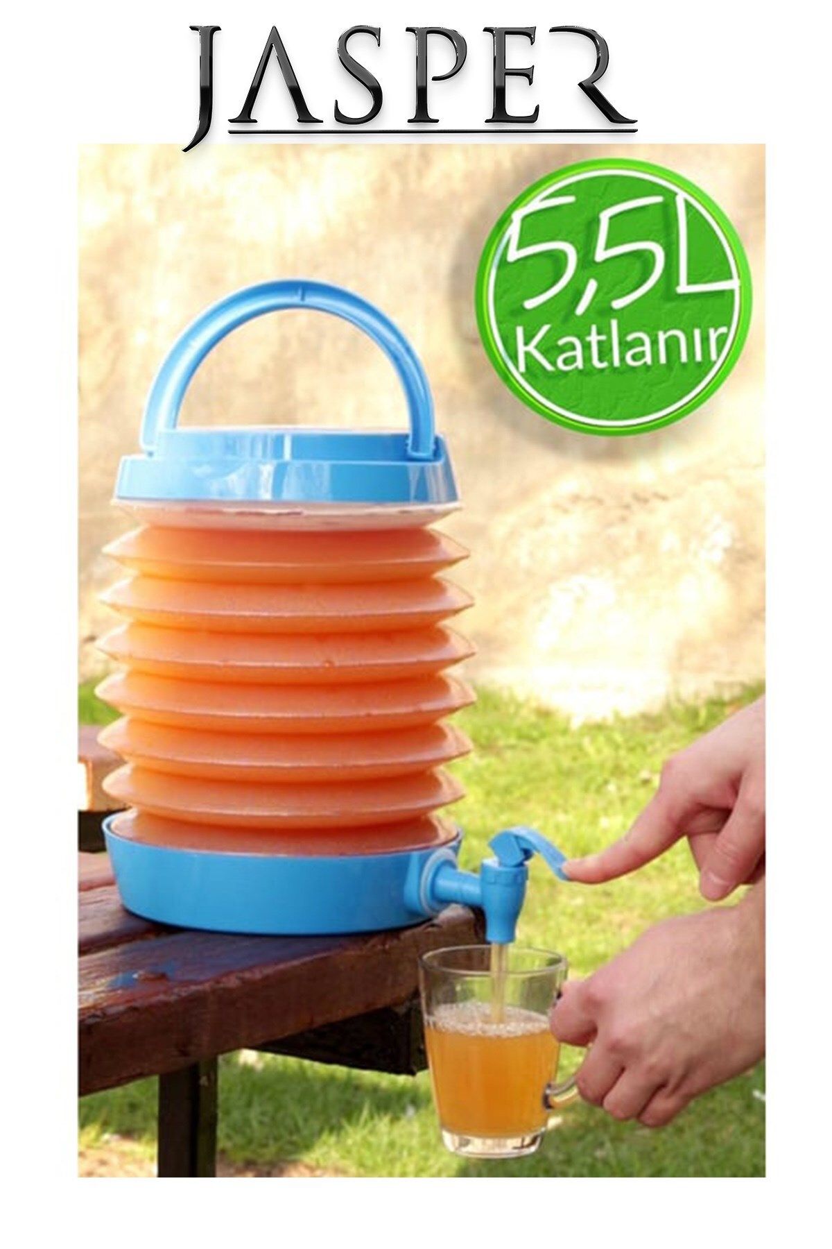 JASPER Jpr-55 Portatif 5,5 Lt katlanır Su Sebili