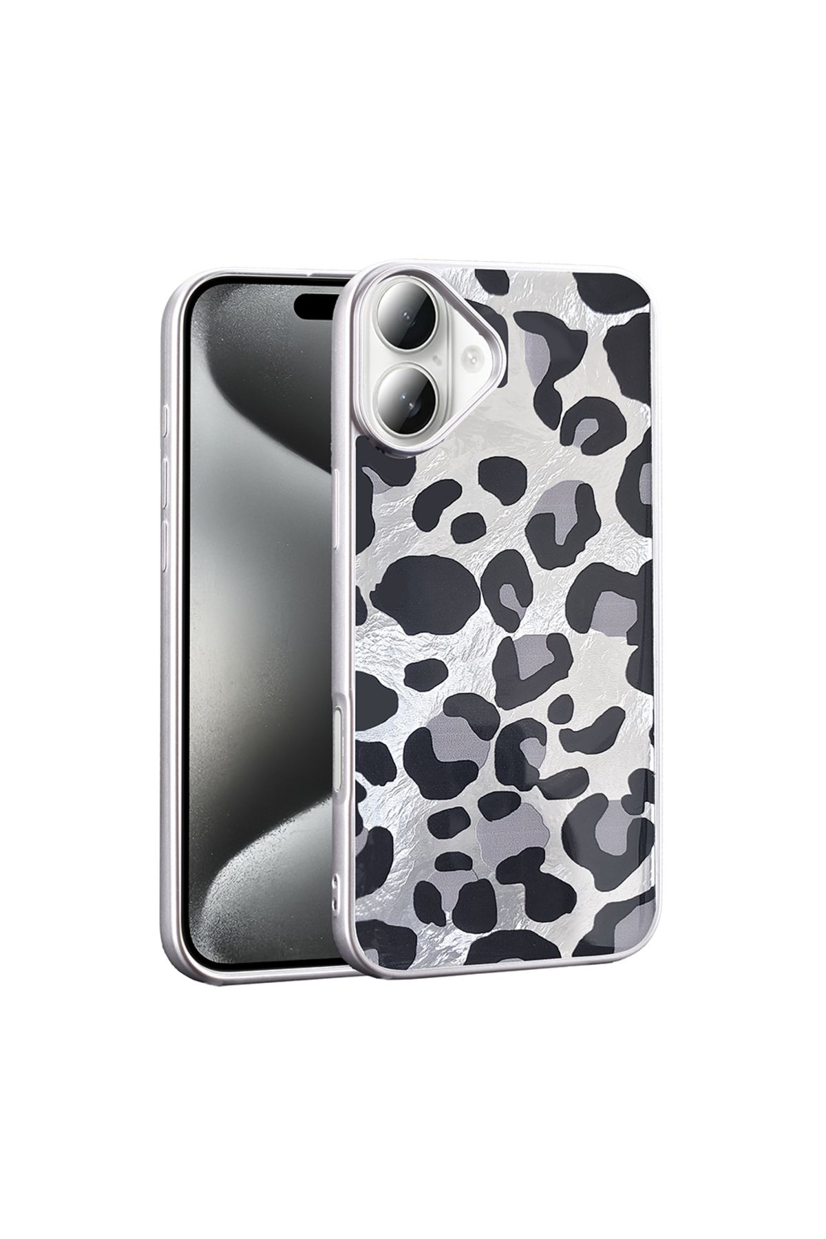 Ummeslem Apple iPhone 16 Plus Cep Telefonu için Uyumlu Kılıf Desenli Mep Kapak