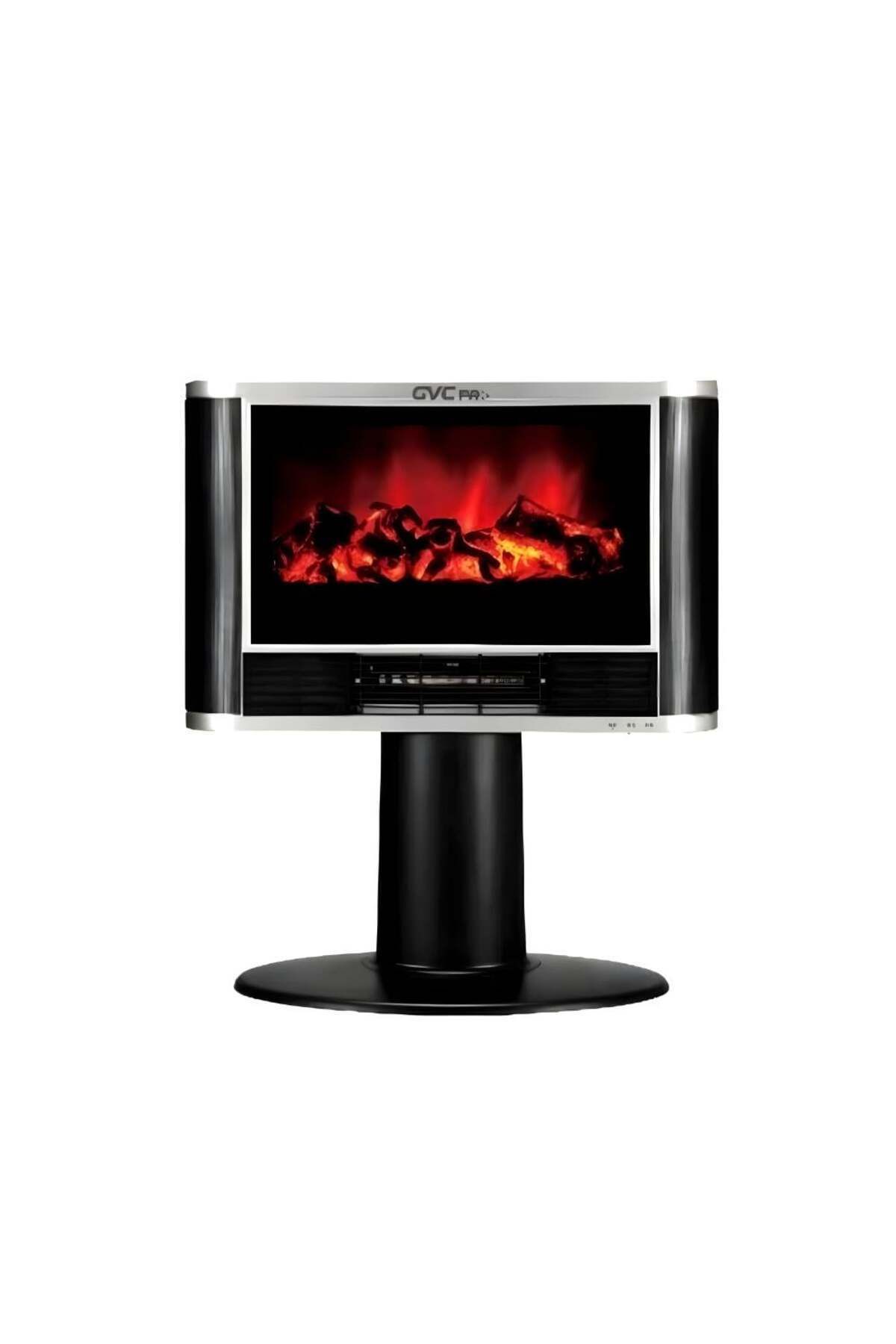 GVC PRO-Decorative Screen Heater Led With Silver Frame And Remote, With Power Up To 1800 W - Gvcht-202a 1
