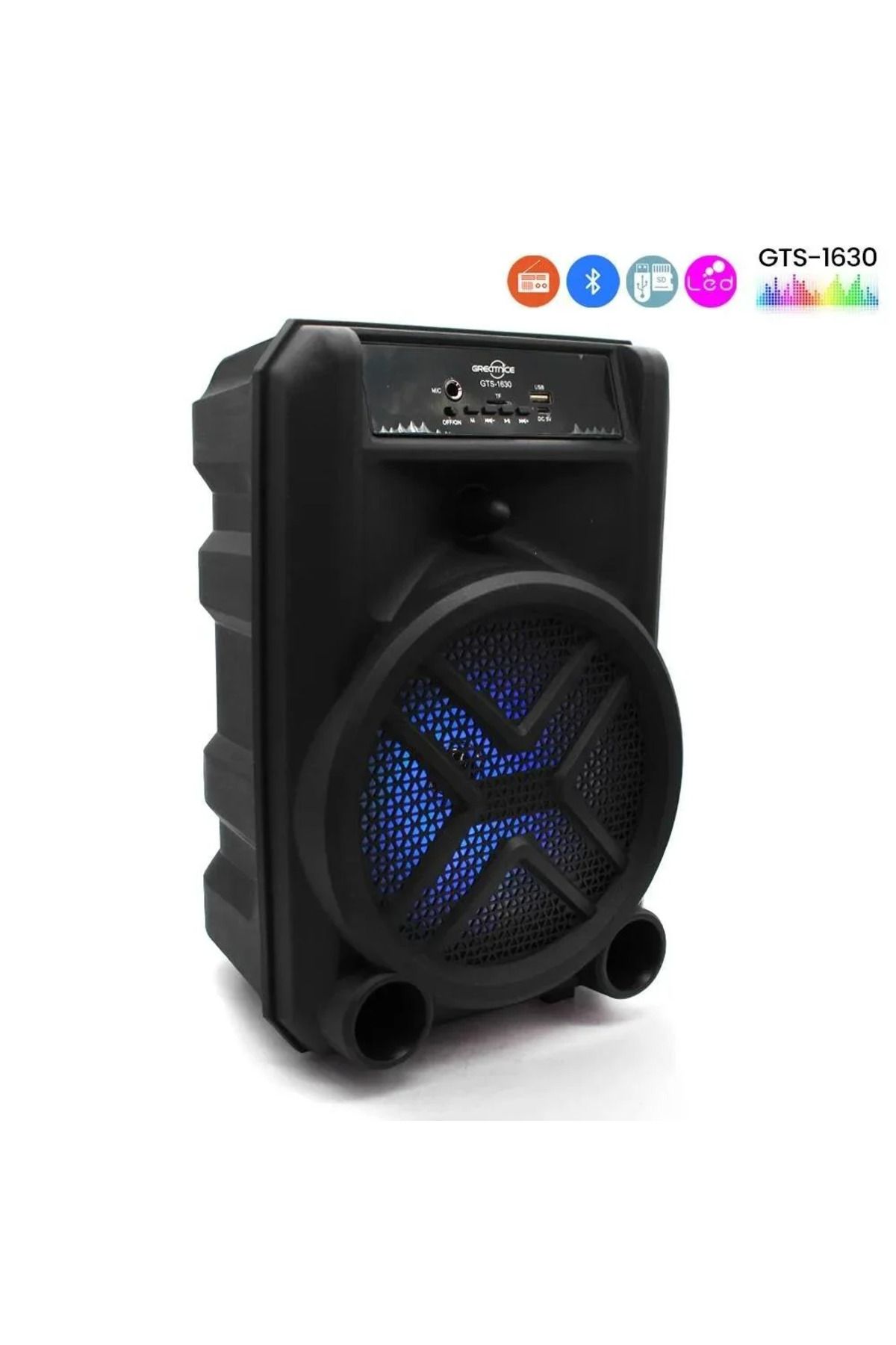 Primo Plus-Bluetooth Speaker GTS-1630 with Built-in Wired Microphone 6