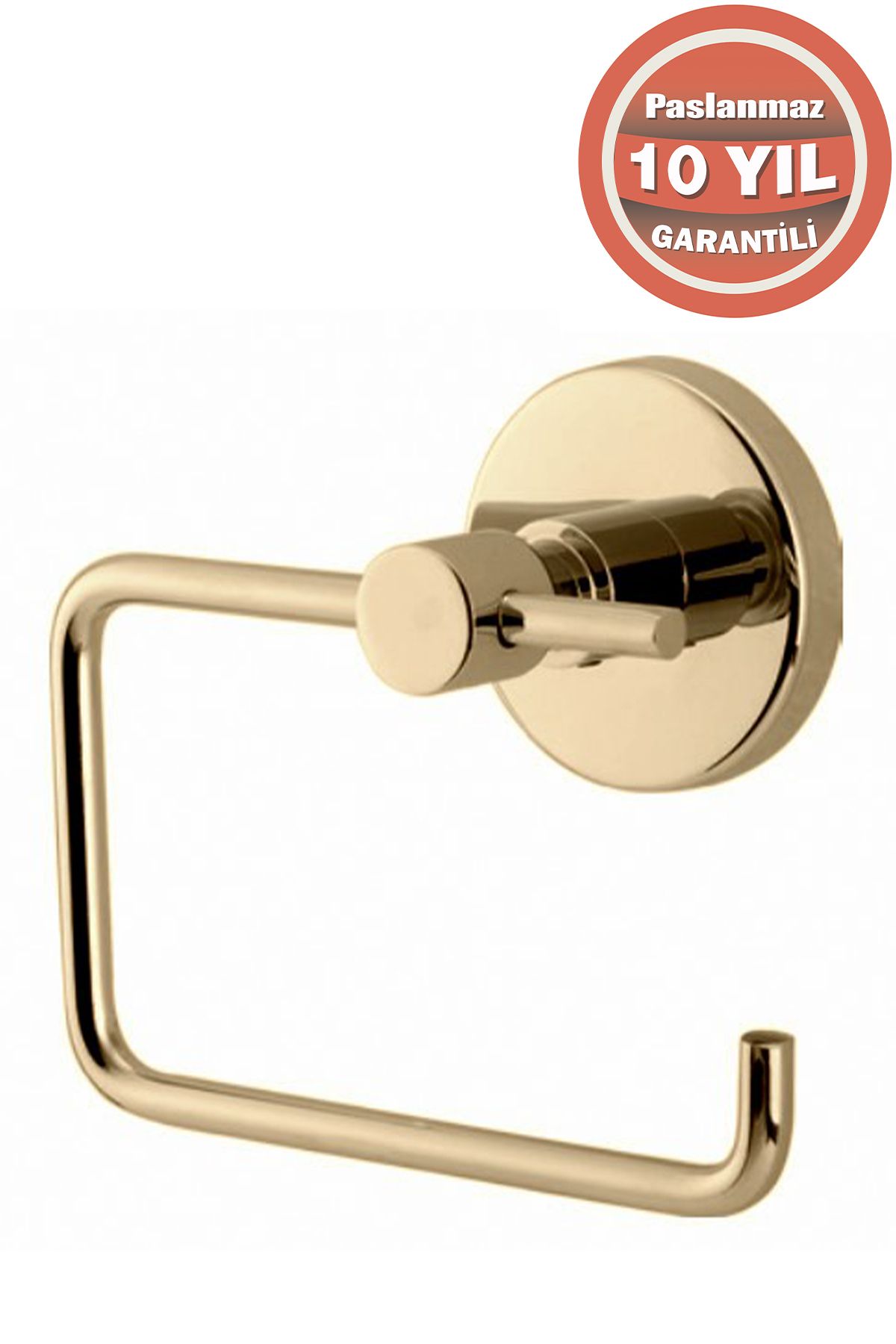 ÇELİK BANYO Paslanmaz Pirinç Flora Tuvalet Kağıtlık Altın Gold