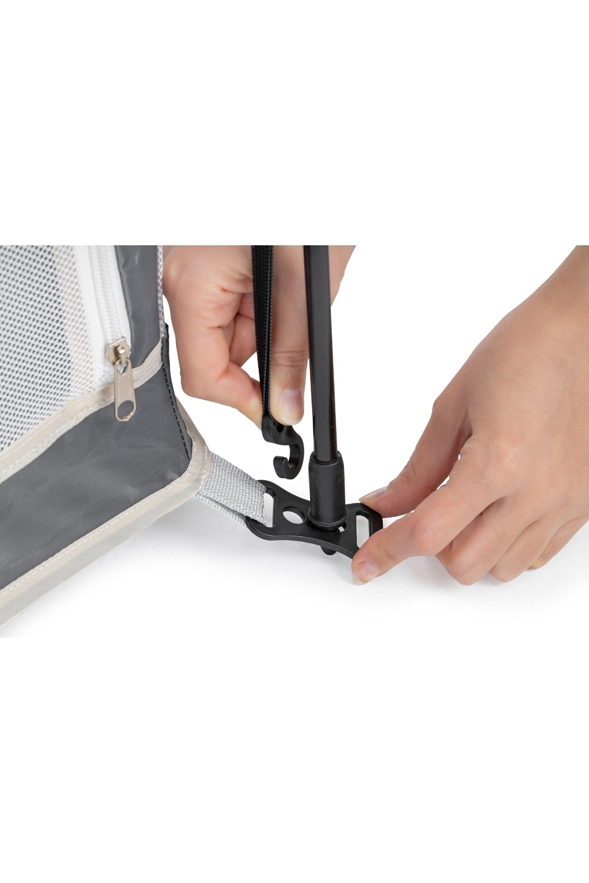 Hoffie Foldy Tam Otomatik Katlanabilir Bebek-çocuk Oyun Parkı Çadırı-kolay Kurulum Alüminyum Gövde, 50uv fotoğrafı 7 (önizleme)