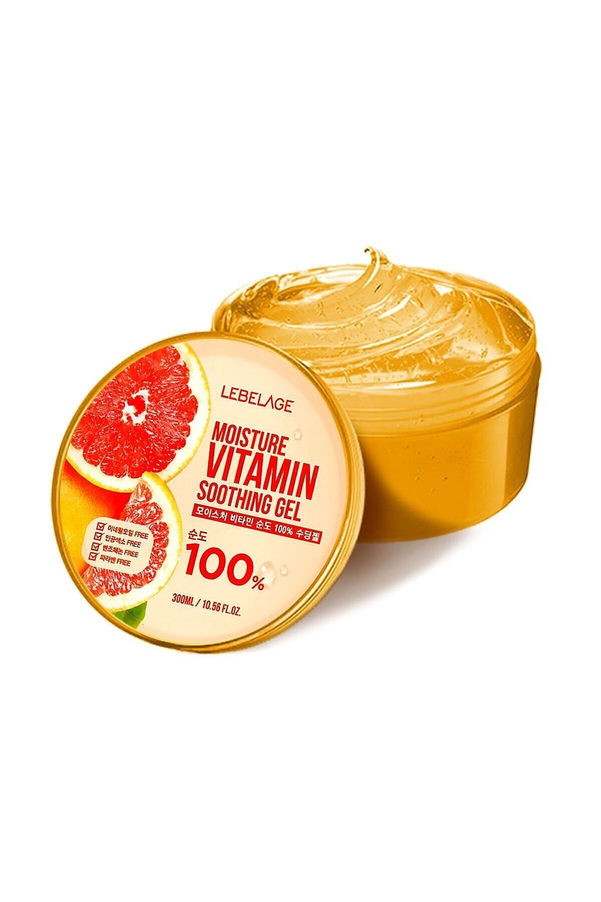 LEBELAGE Lekeli Ciltlere Özel Nemlendirici Doğal Vitamin Soothing Gel Krem — 8809426955992