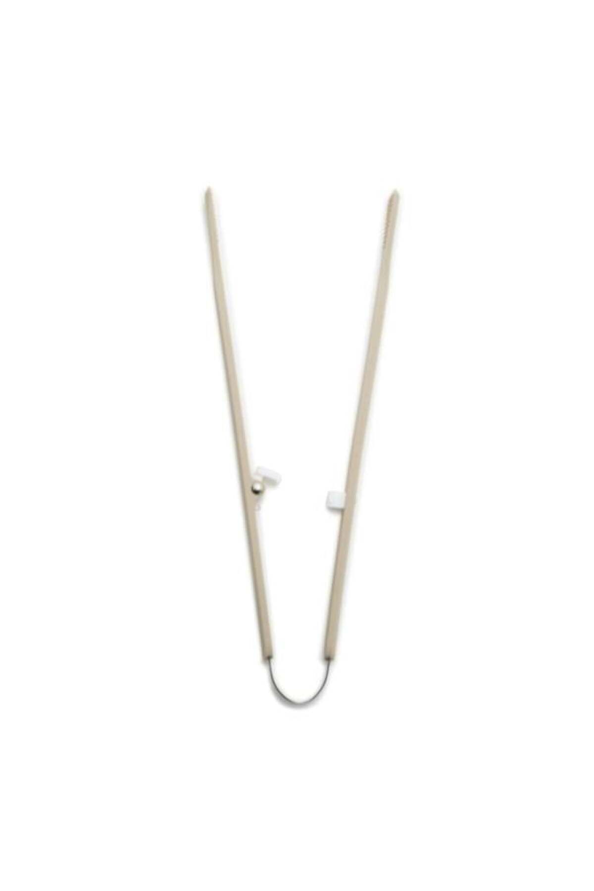 Greenpan-Silicone Locking Tongs Beige Color 1