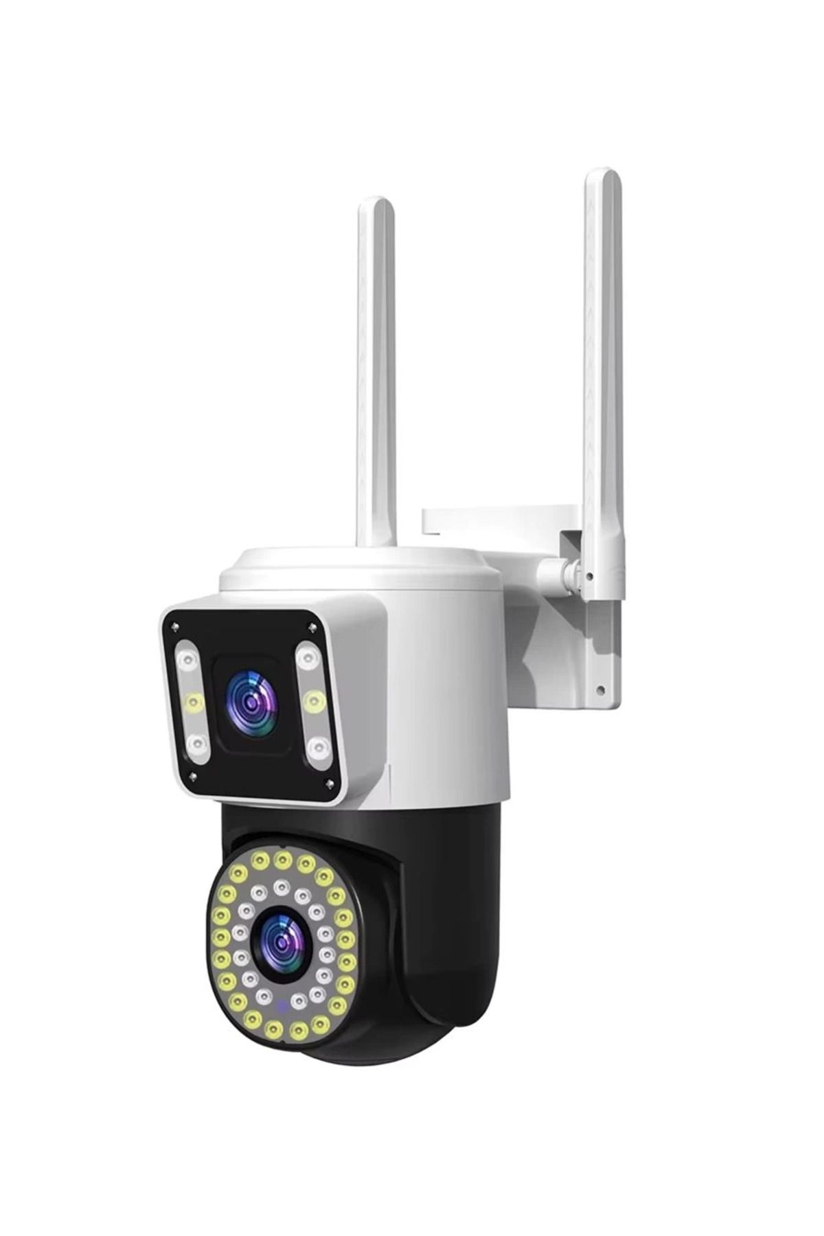ZhlTools 4mp Çift Lens Ip Kamera - Wıfı Açık Otomatik İzleme, Su Geçirmez Kablosuz Güvenlik Ev Kamer