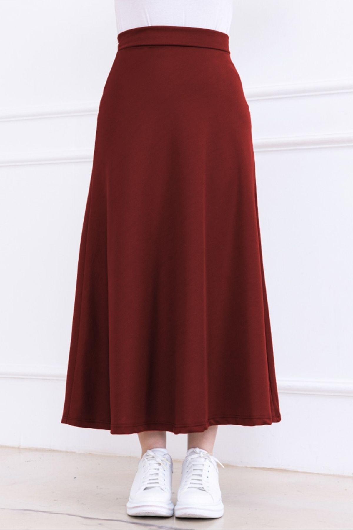 Bestenur-Senar Bell Skirt 1358 - Claret Red 2
