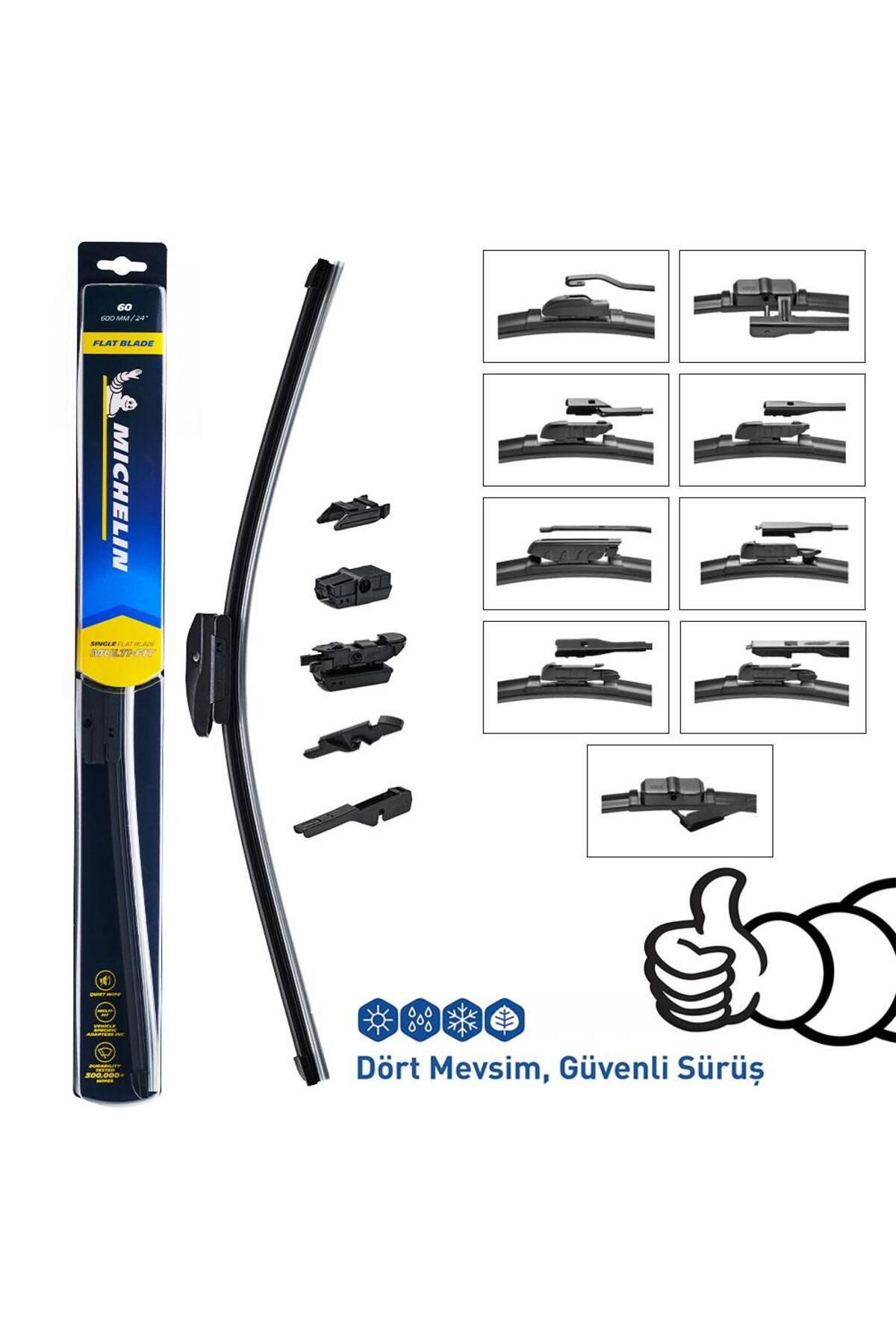 Michelin-Multifit ™   Mc33955 60cm 1 Piece Universal Banana Type Wiper 3