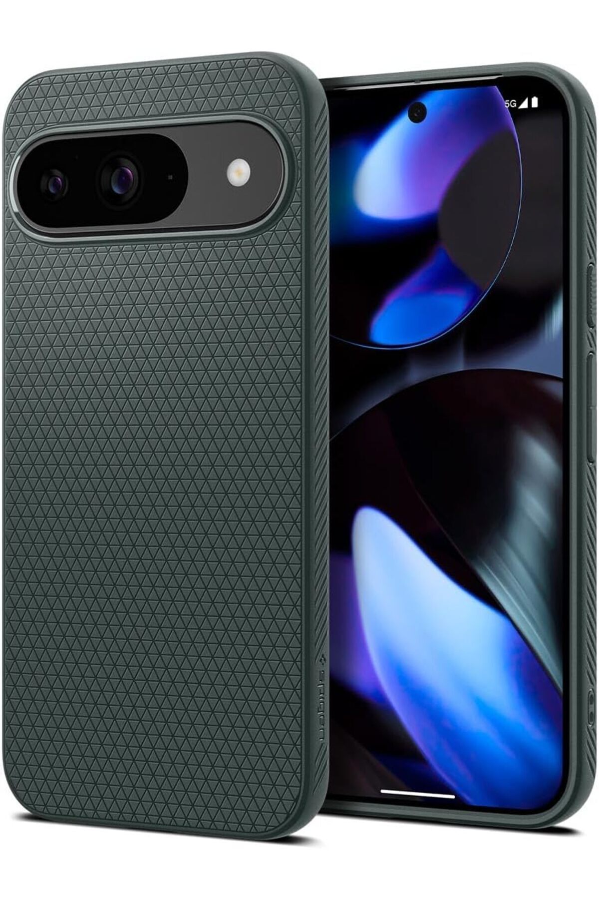 Spigen-Liquid Air designed for Google Pixel 9 case Pixel 9 PRO case cover - Abyss Green 1