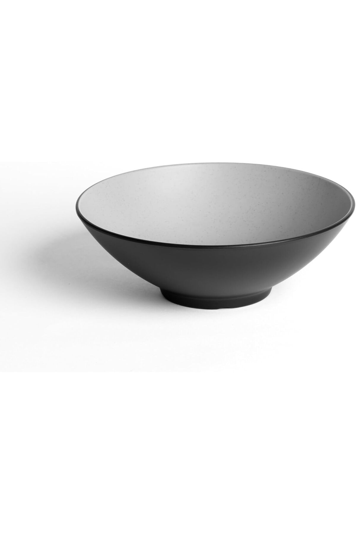 mastergold-6 Piece Premium Melamine Bowls (Gray | Black, 23.75 cm) for Serving Soup, Soup, Noodles & Rice 5
