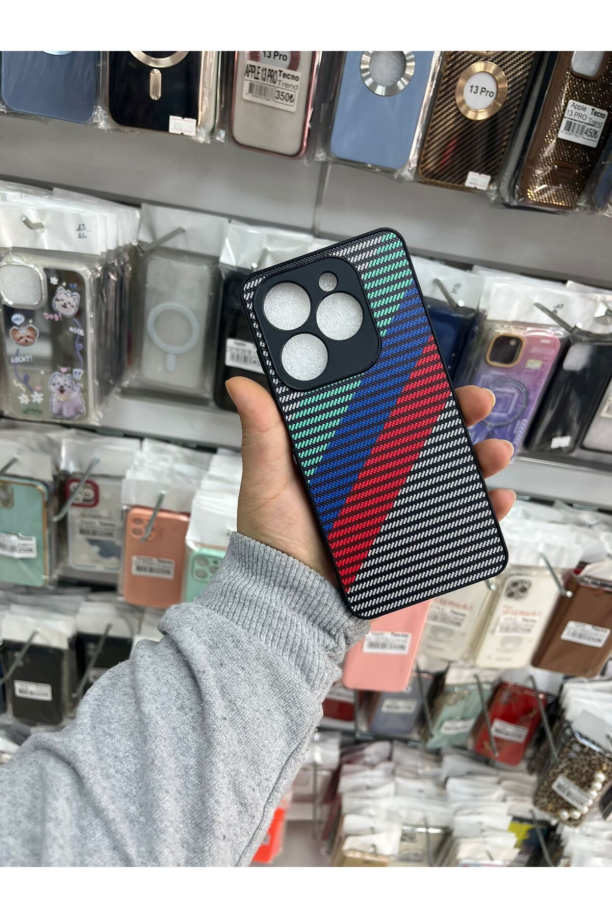 TECNOTREND İnfinixs Hot 40İ Premium Karbon Silikon Kılıf