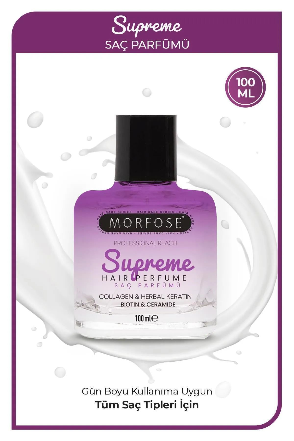 NEZADE STORE Supreme Saç Parfümü 100 ML - Mat ve Kuru Saçlar İçin - mrfs